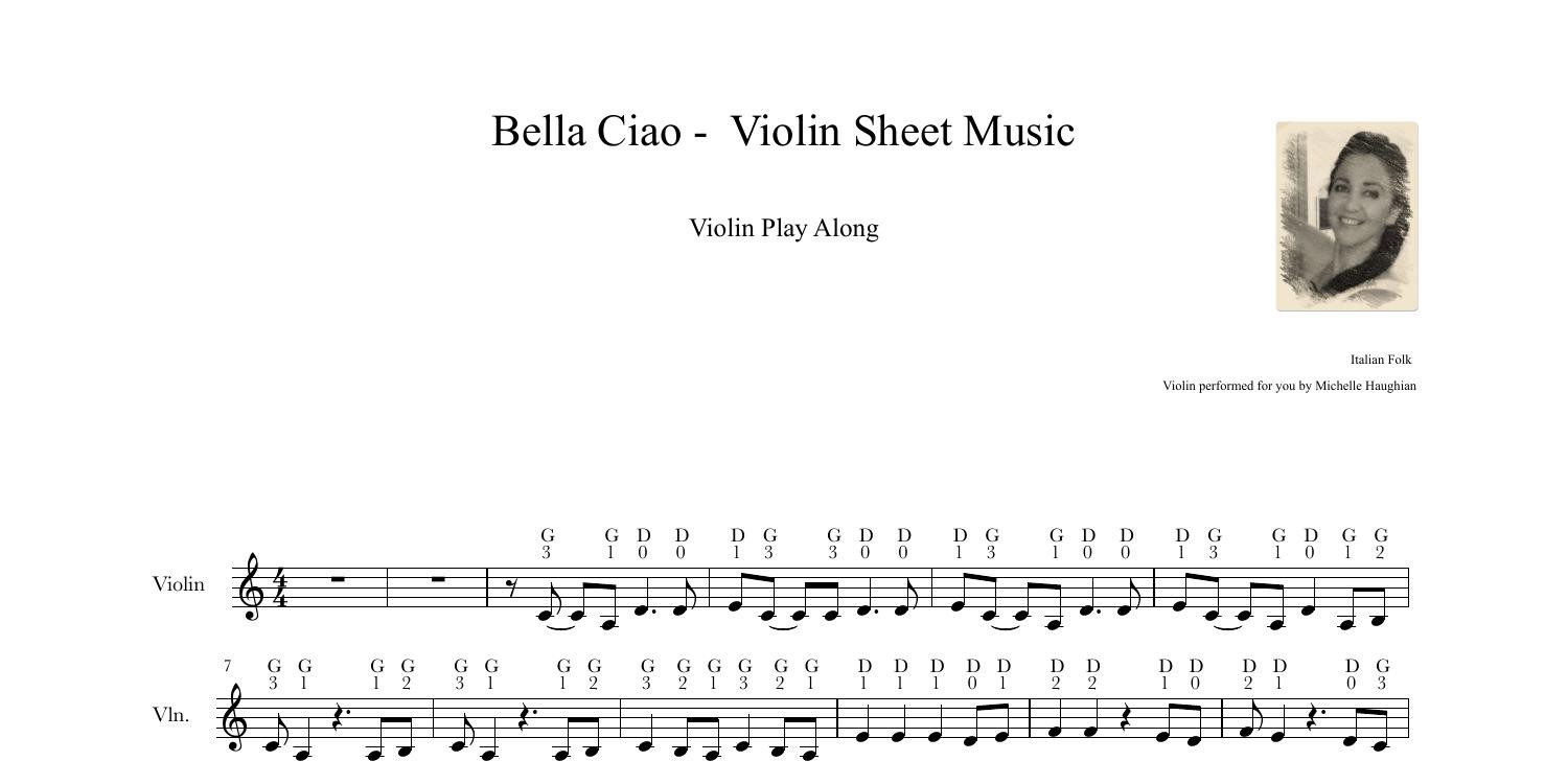 Bella Ciao - Violin Sheet Music.pdf