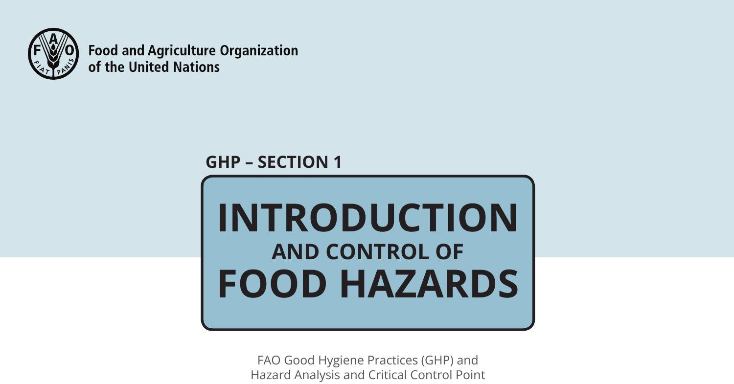 FAO Good Hygiene Practices (GHP) Toolkit 2023 English .pdf | DocDroid