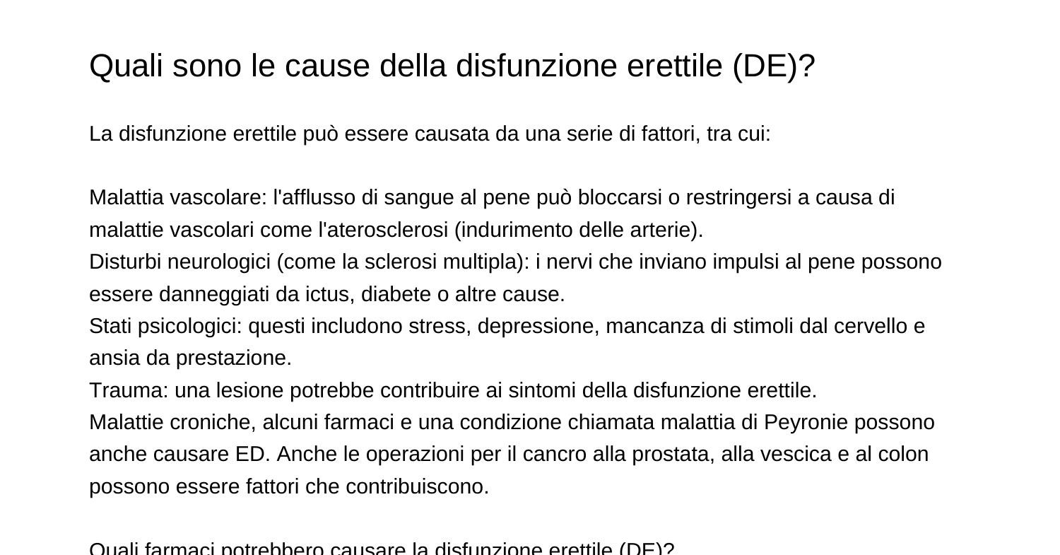 Quali Sono Le Cause Della Disfunzione Erettile Deiicds Pdf Pdf Docdroid