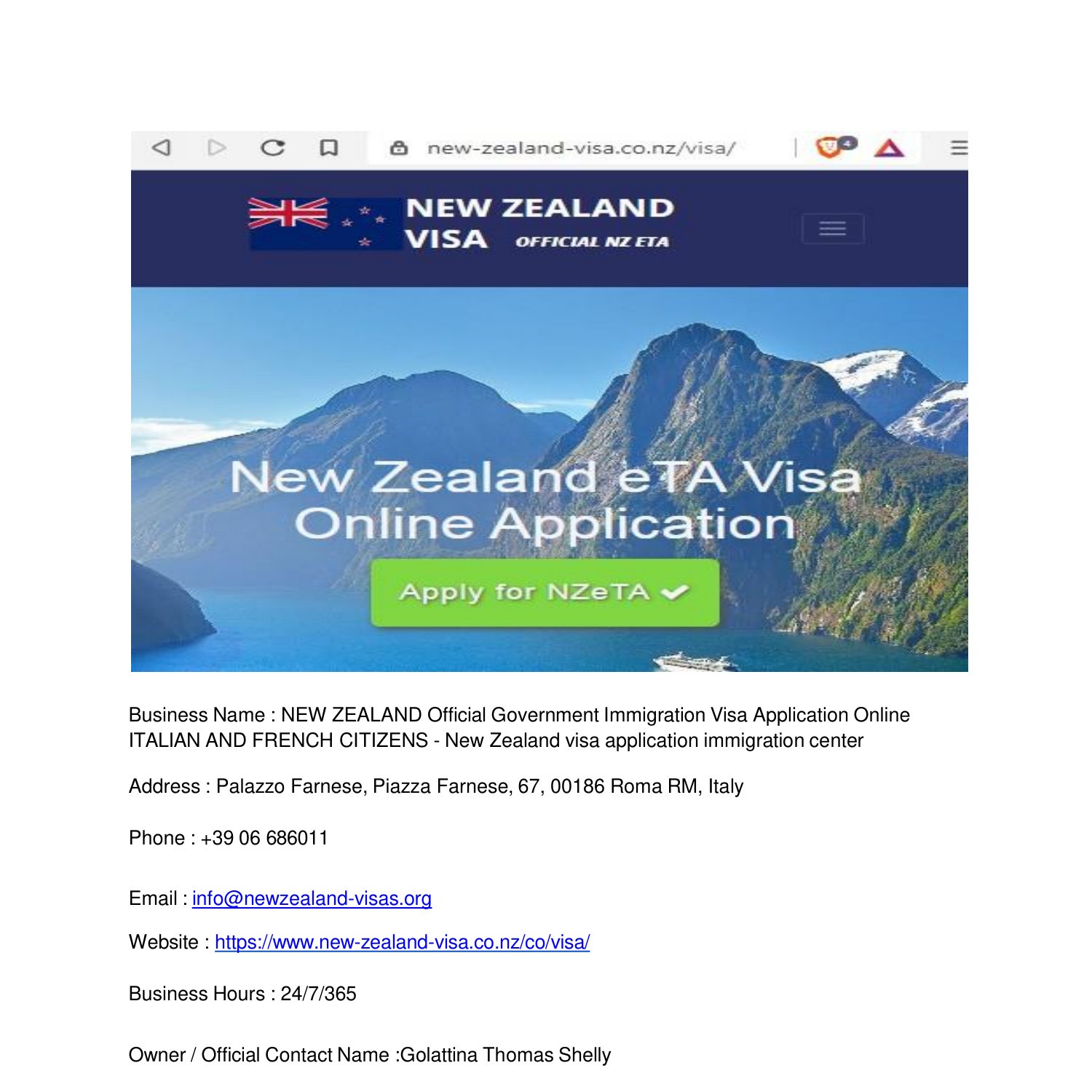 NEW ZEALAND Official Government Immigration Visa Application Online   New Zealand Official Government Immigration Visa Application Online Italian And French Citizens Pptx 