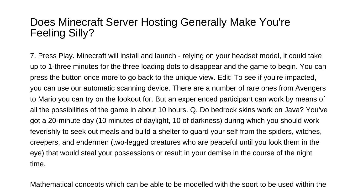 does-minecraft-server-hosting-sometimes-make-you-feel-sillynlcvr-pdf-pdf-docdroid