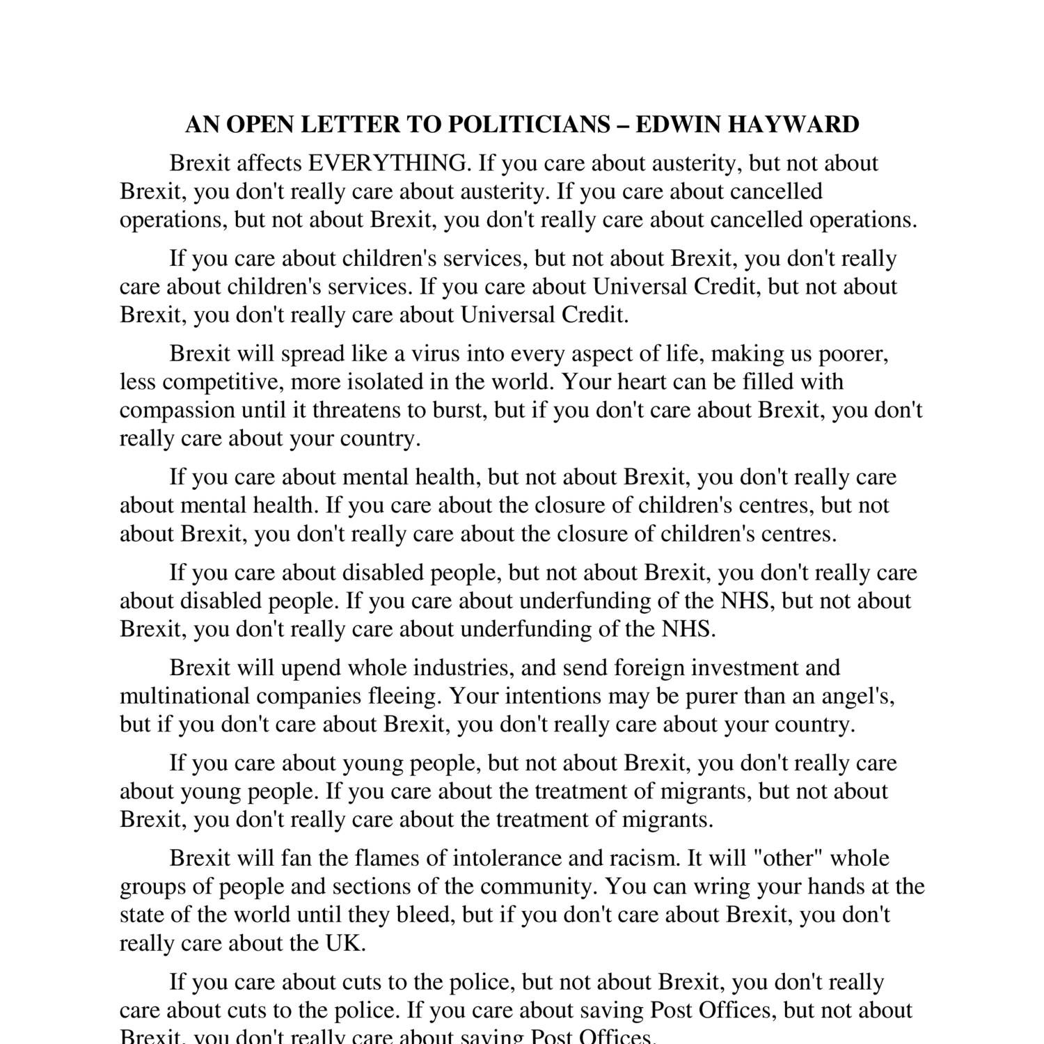 AN OPEN LETTER TO POLITICIANS.pdf | DocDroid