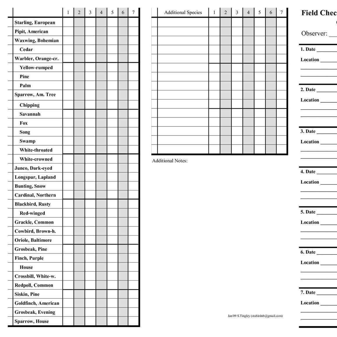 New Brunswick Birds Field Checklist November - April.pdf 