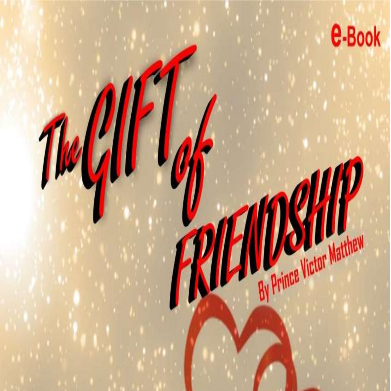 the gift of friendship meaning