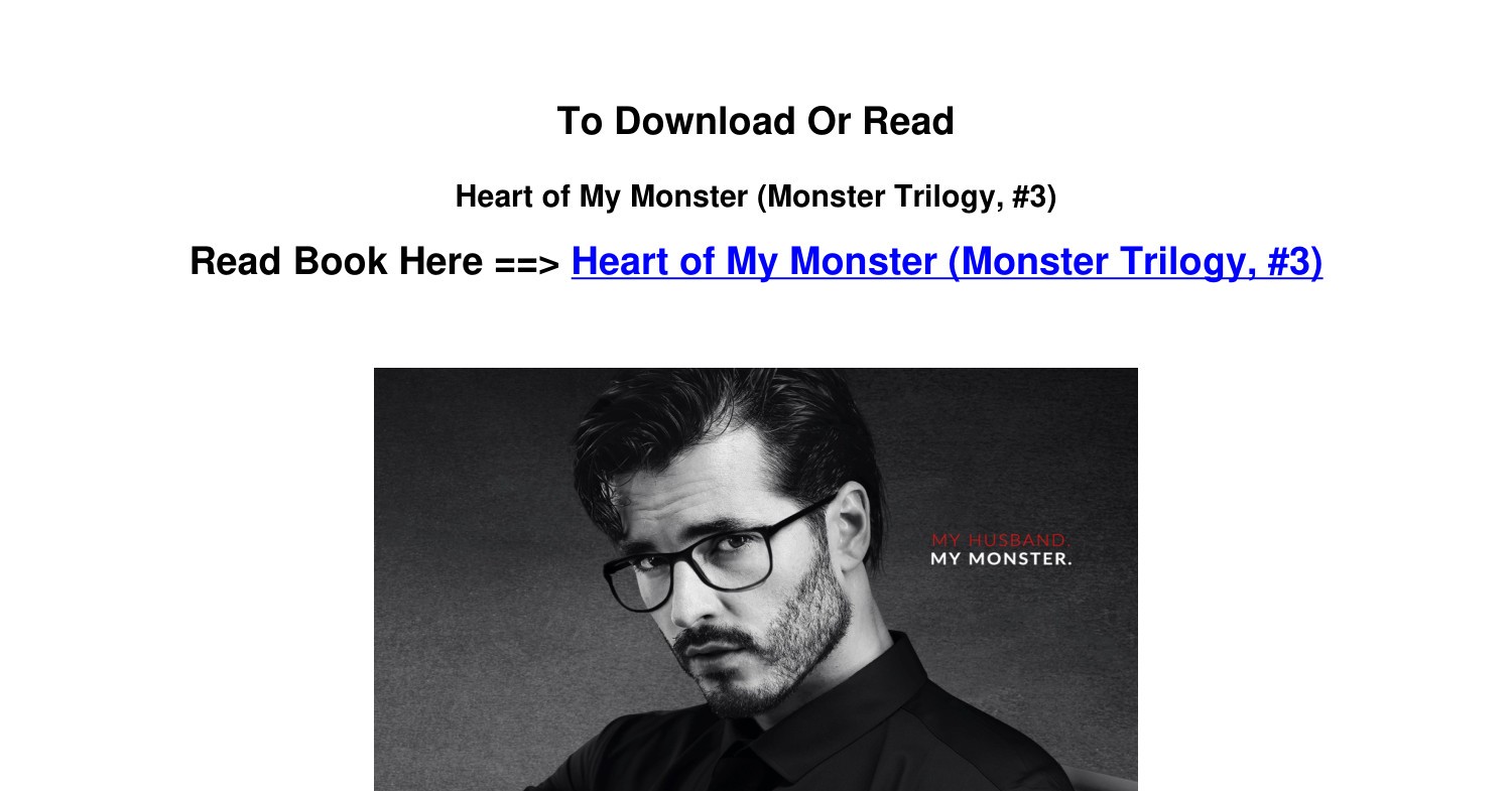 Heart of My Monster (Monster Trilogy, #3) by Rina Kent