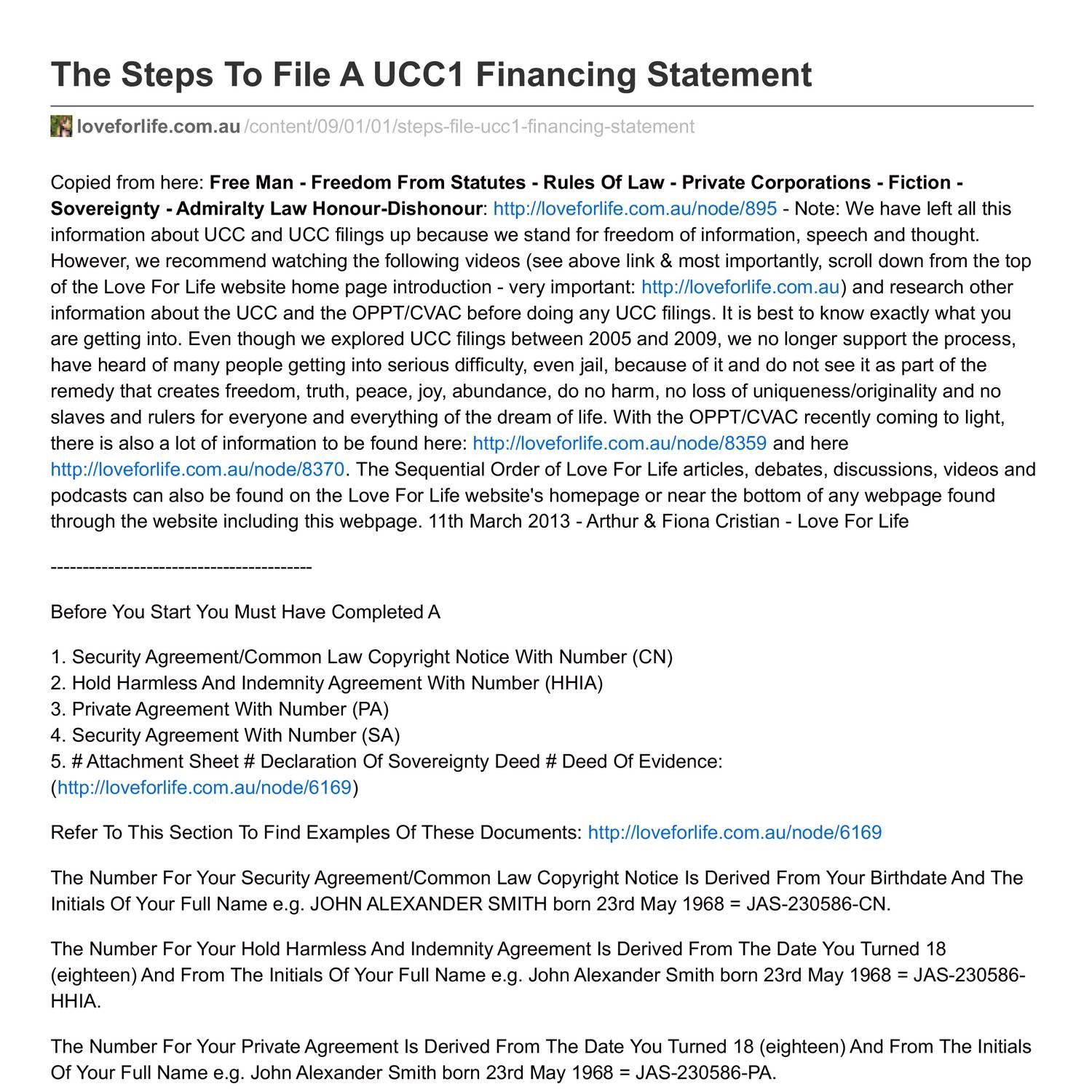 The Steps To File A UCC1 Financing Statement.pdf DocDroid