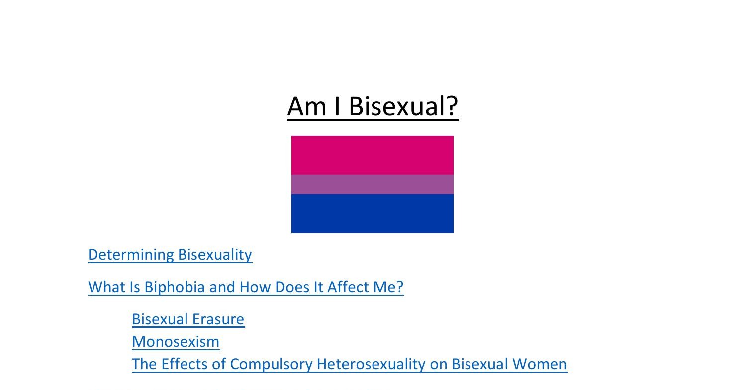 i am bisexual essay