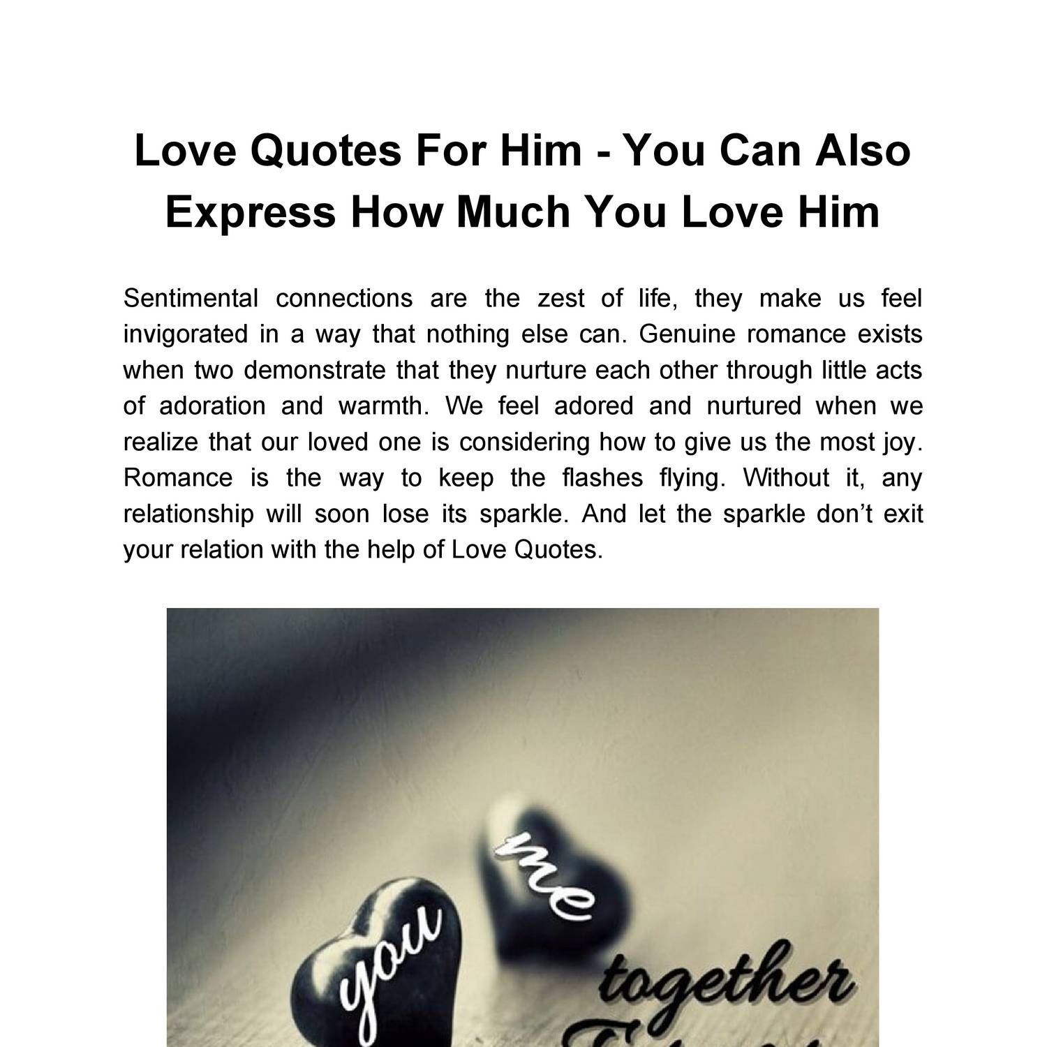 Love Quotes For Him You Can Also Express How Much You Love Him Pdf Docdroid