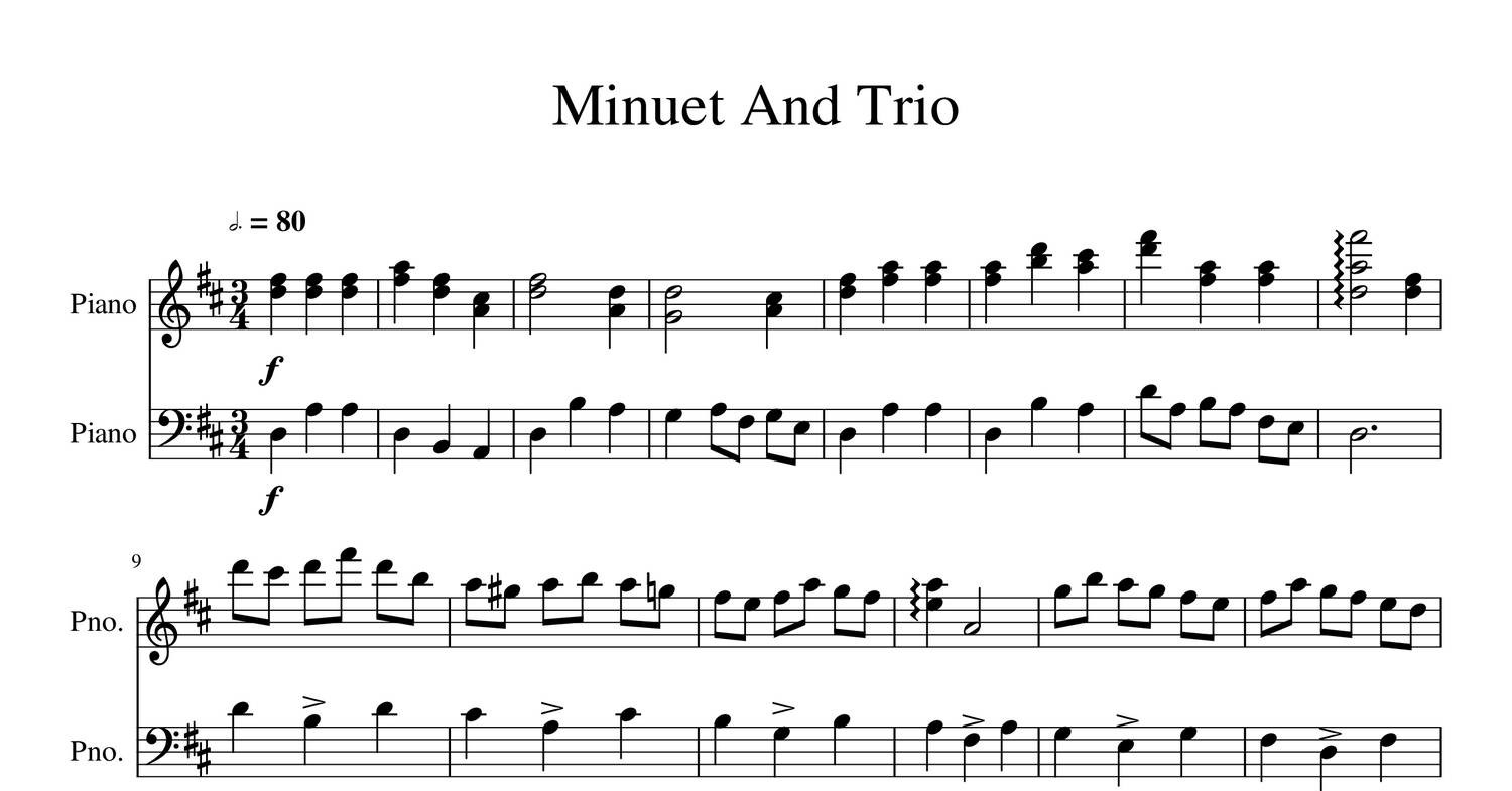 Minuet And Trio Sheet Music.pdf | DocDroid