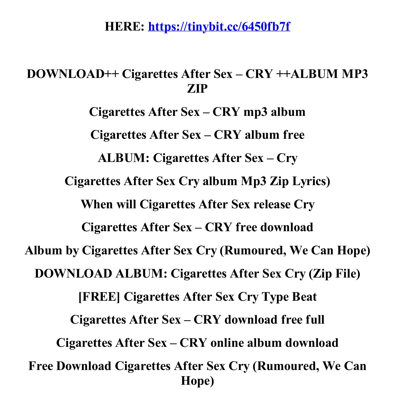 download_cigarettes_after_sex_cry_album_mp3_zip.pdf | DocDroid