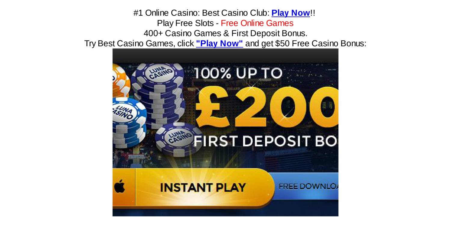 Casino Games online, free To Play Now