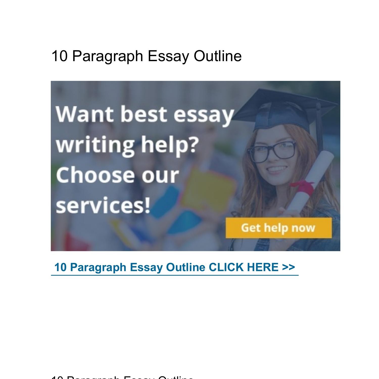 Paragraph Essay Outline Pdf Docdroid