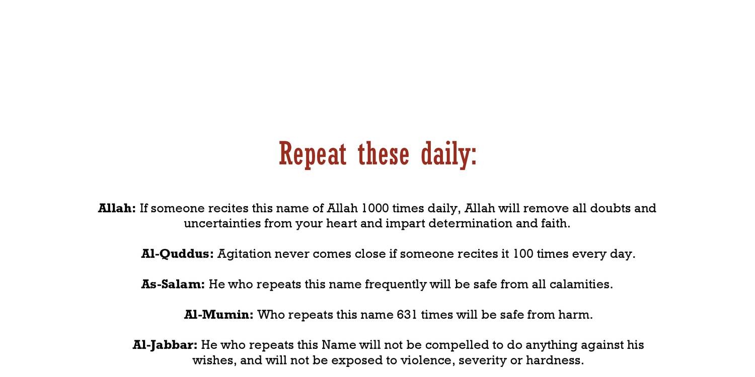 99 name of allah pdf