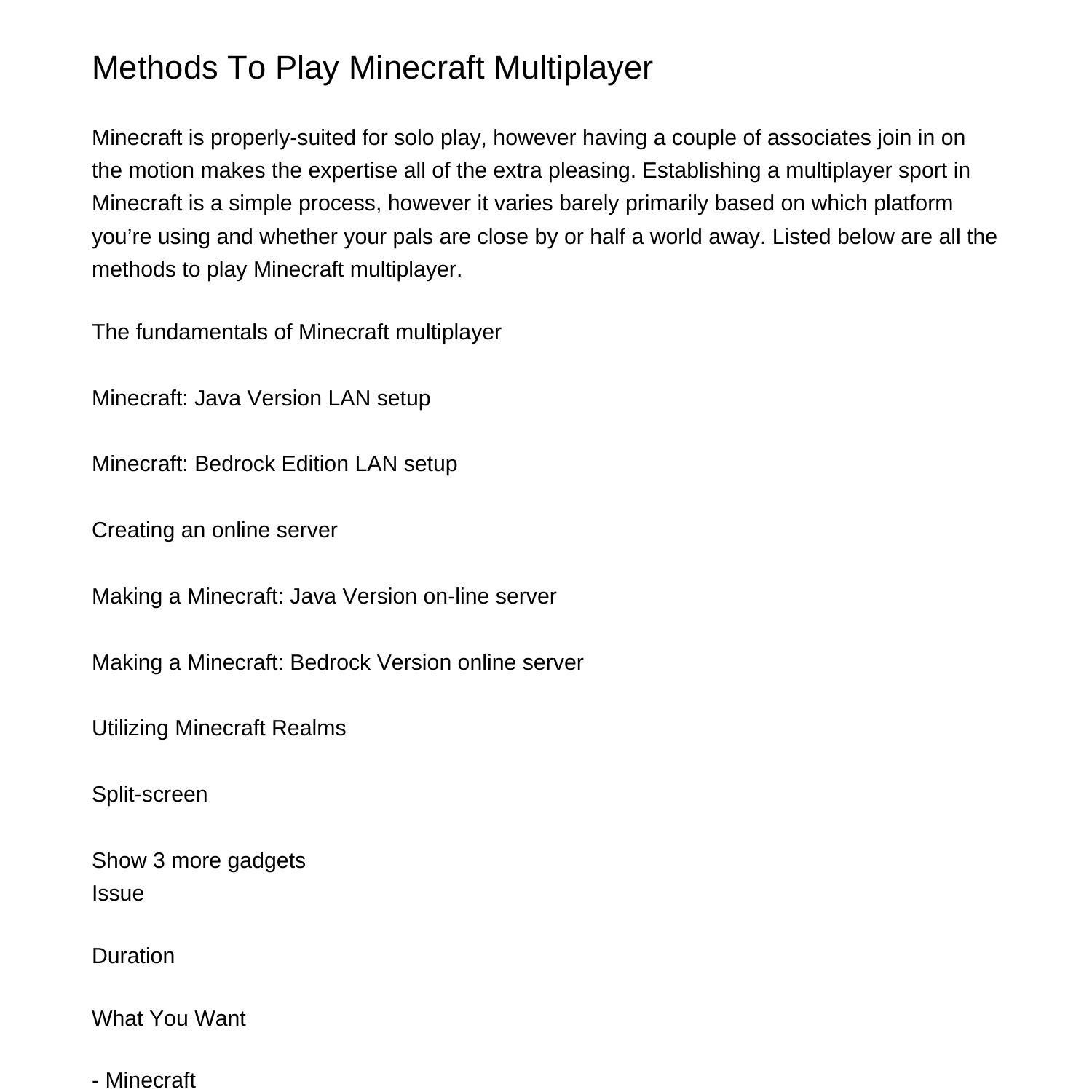 How One Can Play Minecraft Multiplayerpdfgn.pdf.pdf DocDroid