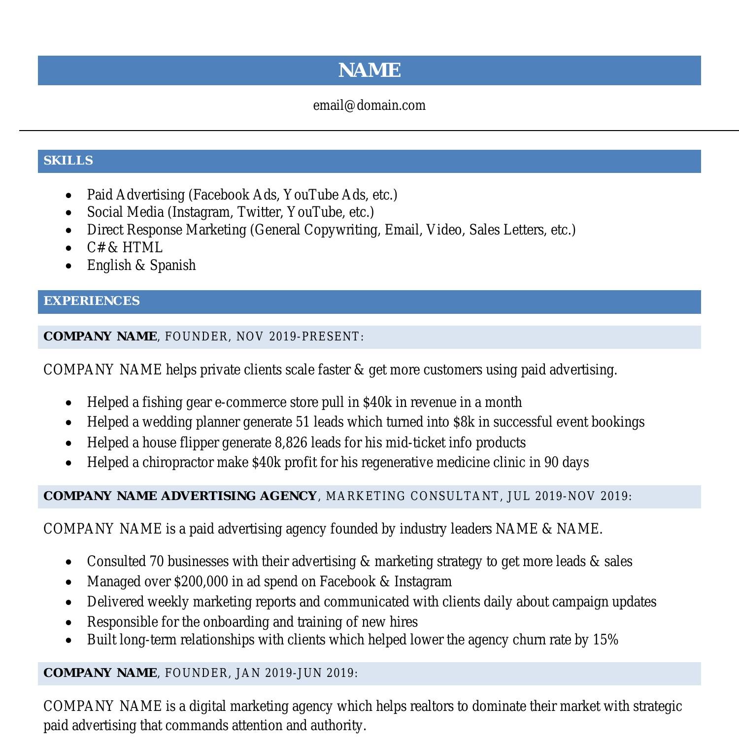 resume distribution services reddit