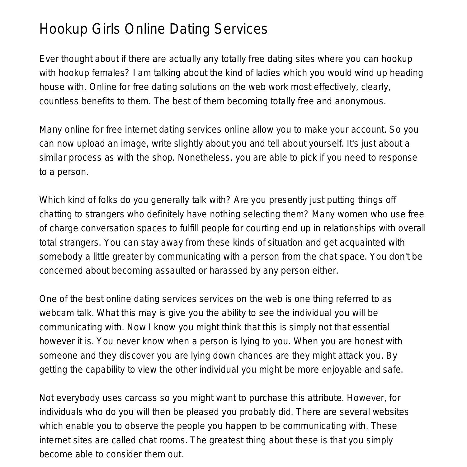 Free Talking Dating Sites