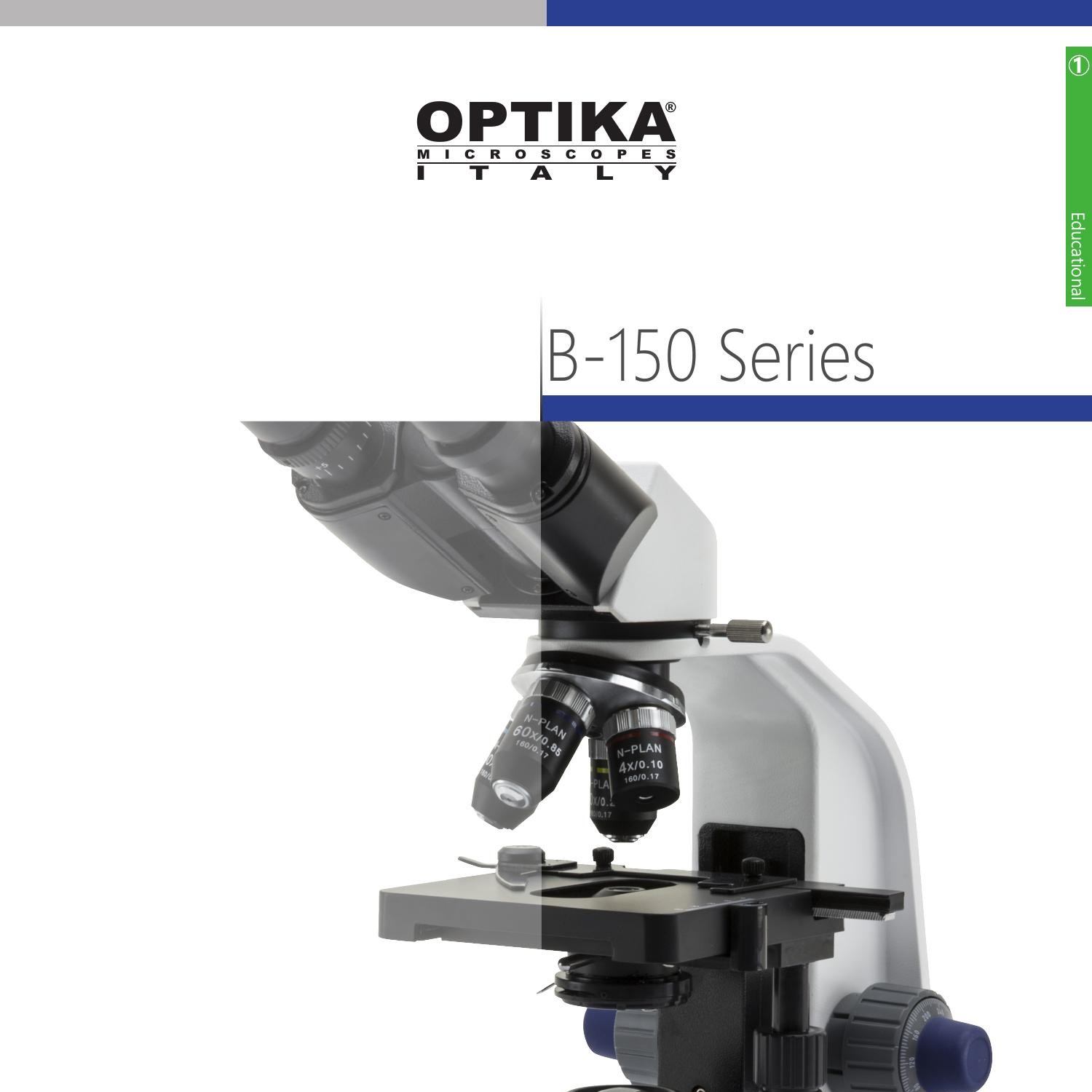 OPTIKA Microscopy Catalog - Educational - B-150 (1).pdf | DocDroid