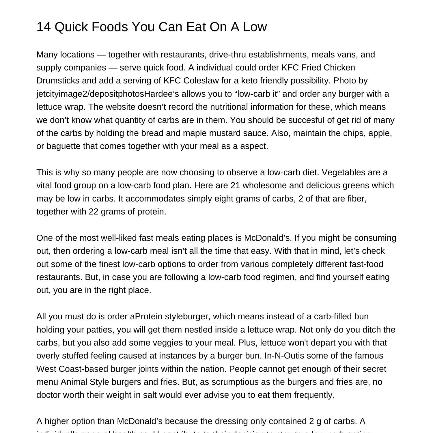 14-fast-foods-youll-have-the-ability-to-eat-on-a-lowbuqvp-pdf-pdf