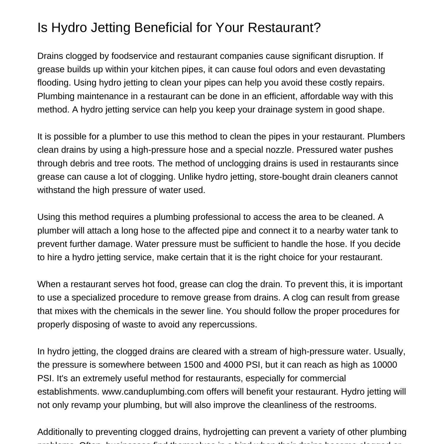 how-can-hydro-jetting-help-your-restaurantcatar-pdf-pdf-docdroid