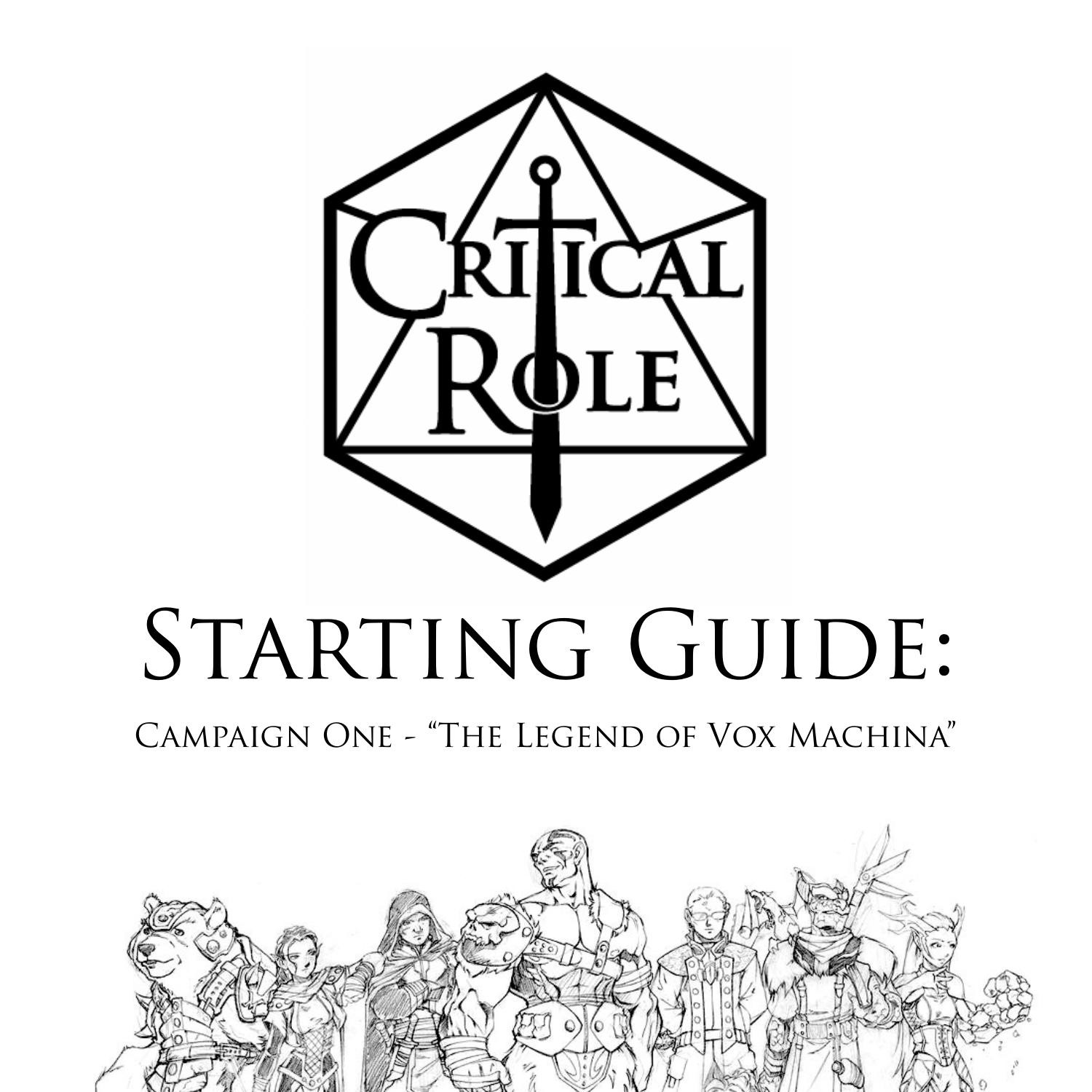 Critical Role List