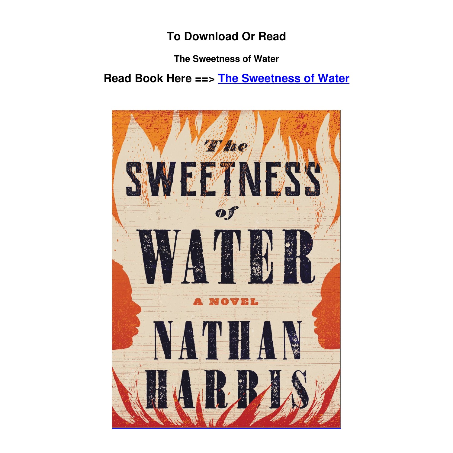 Nathan Harris and The Sweetness of Water