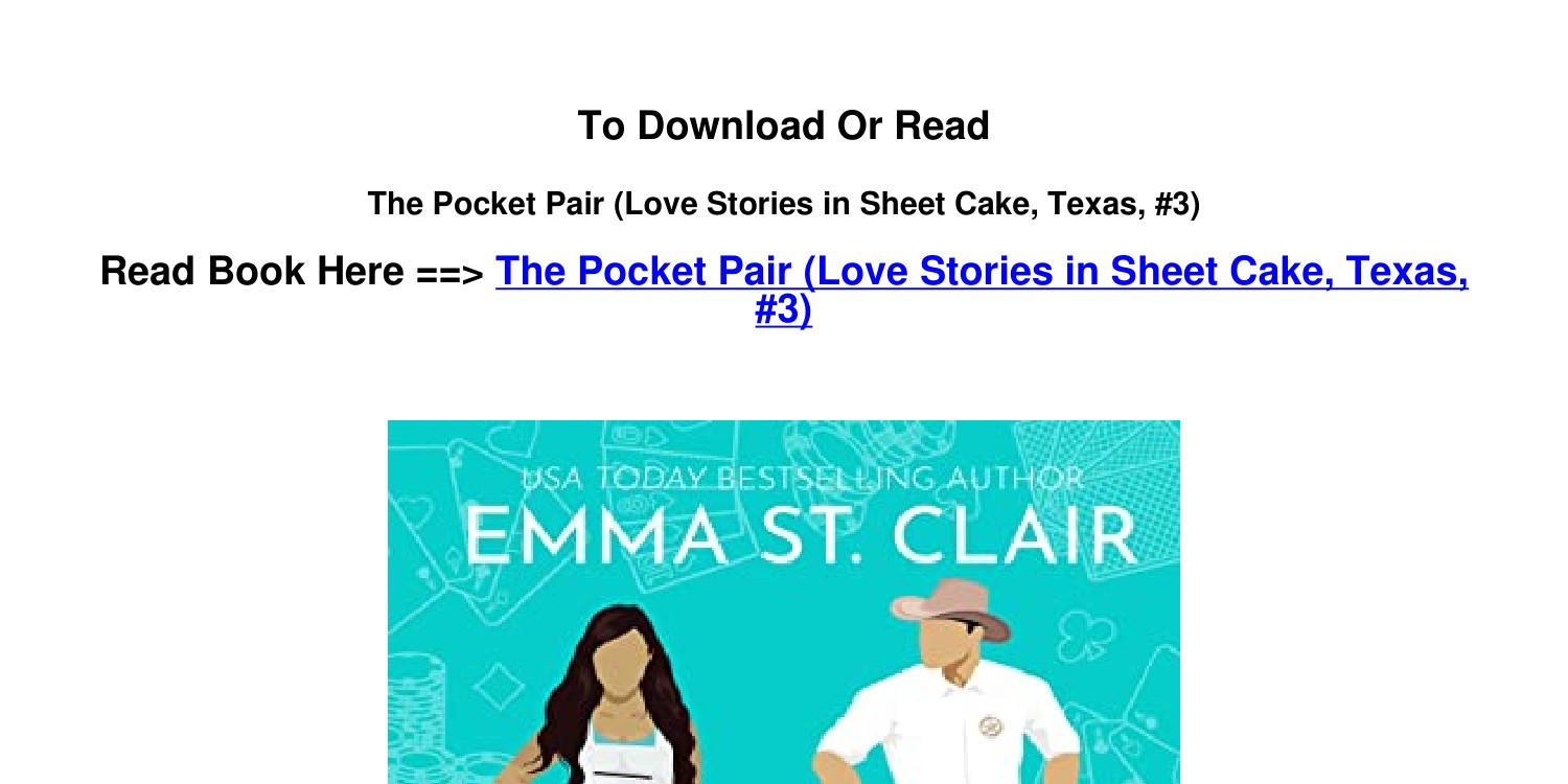 The Pocket Pair by Emma St. Clair