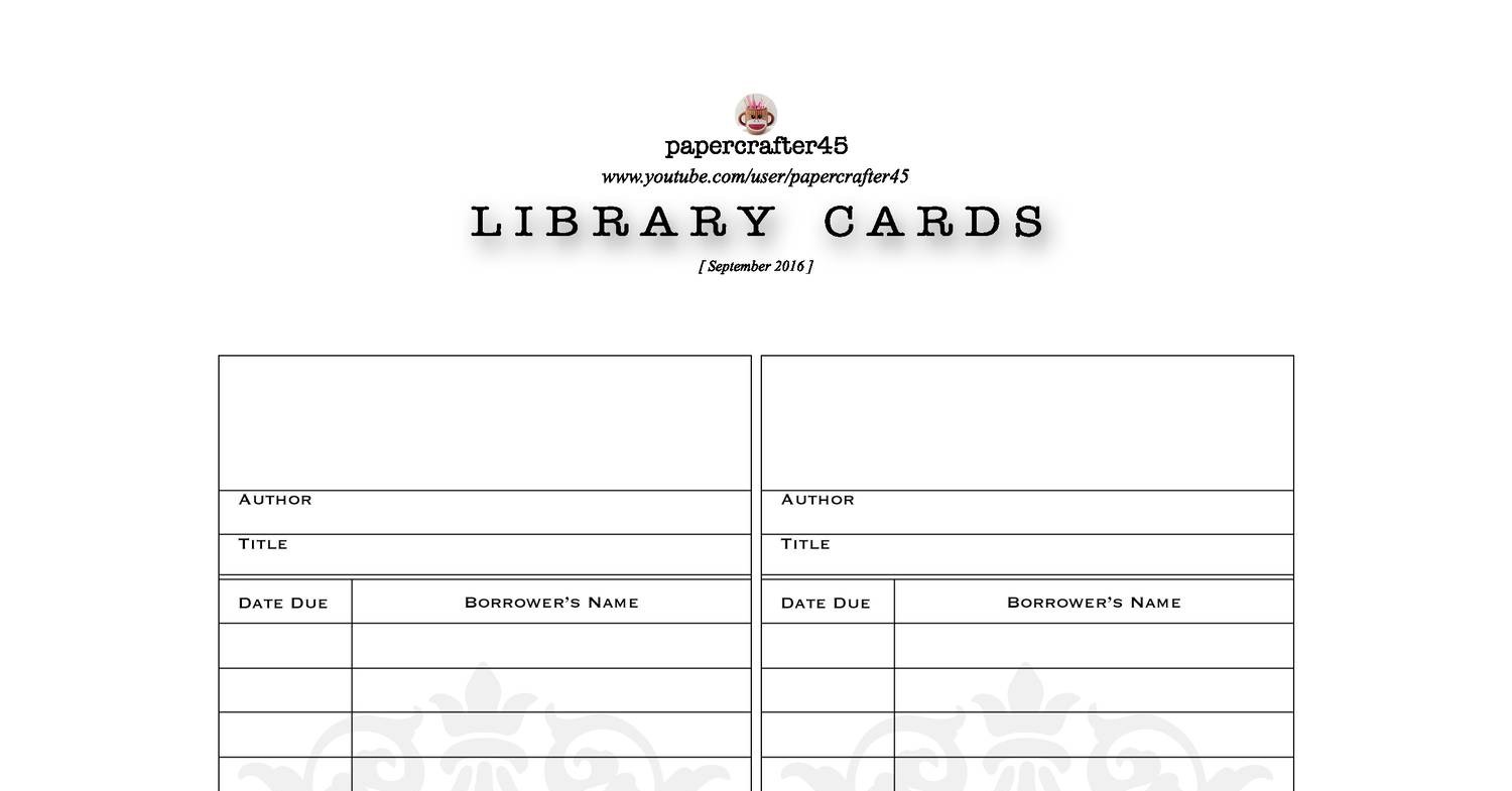 Librarycards pdf DocDroid