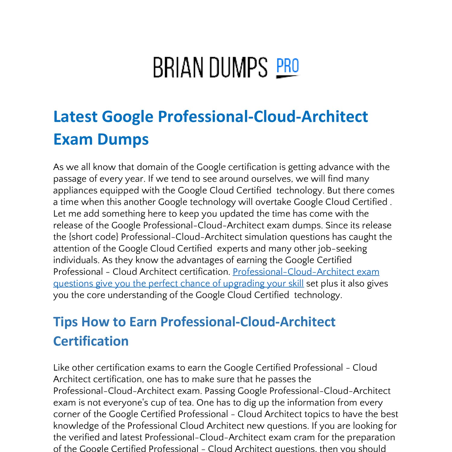 Professional-Cloud-Architect Reliable Dumps