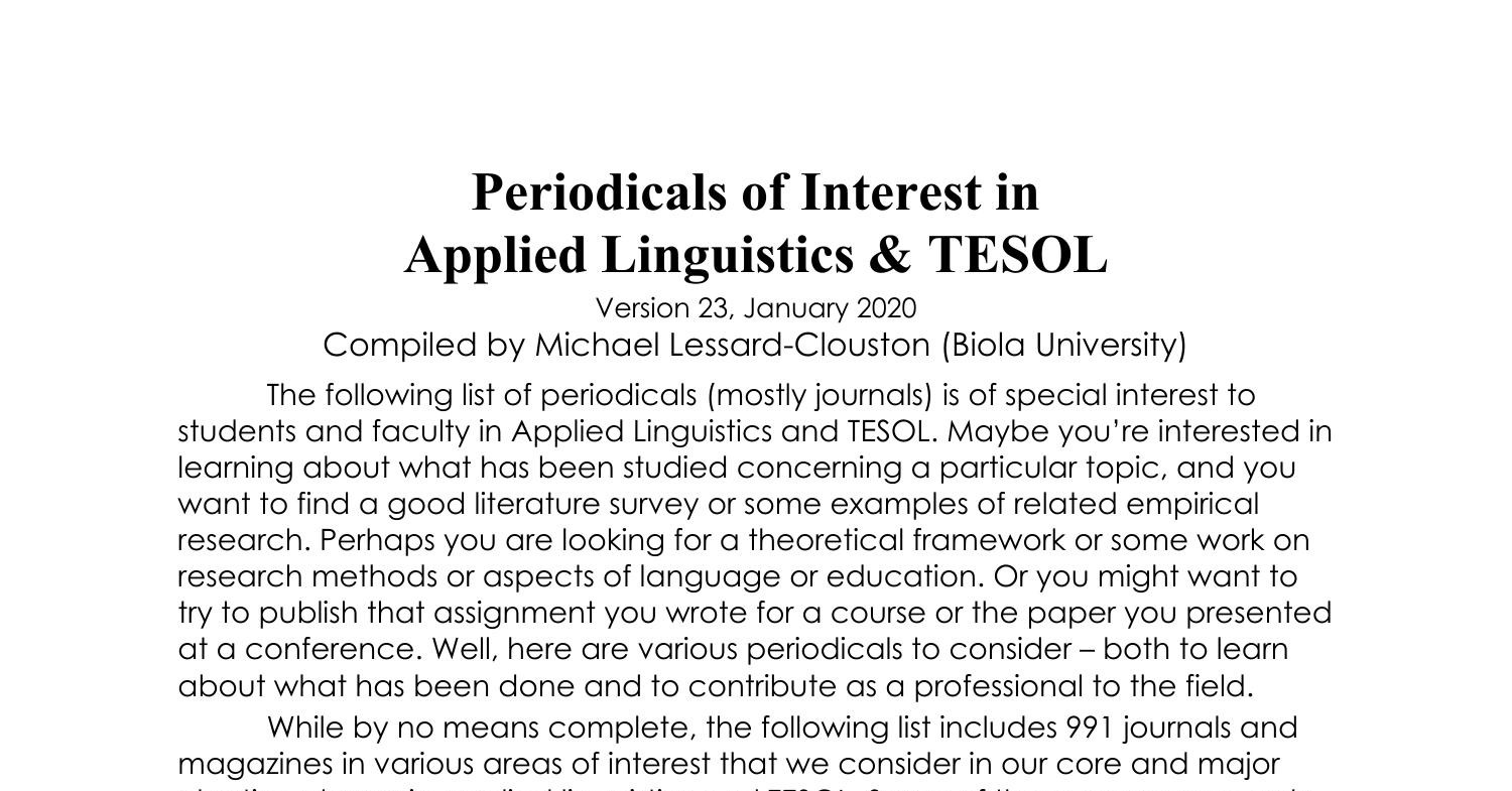 periodicals-of-interest-in-applied-linguistics-pdf-docdroid