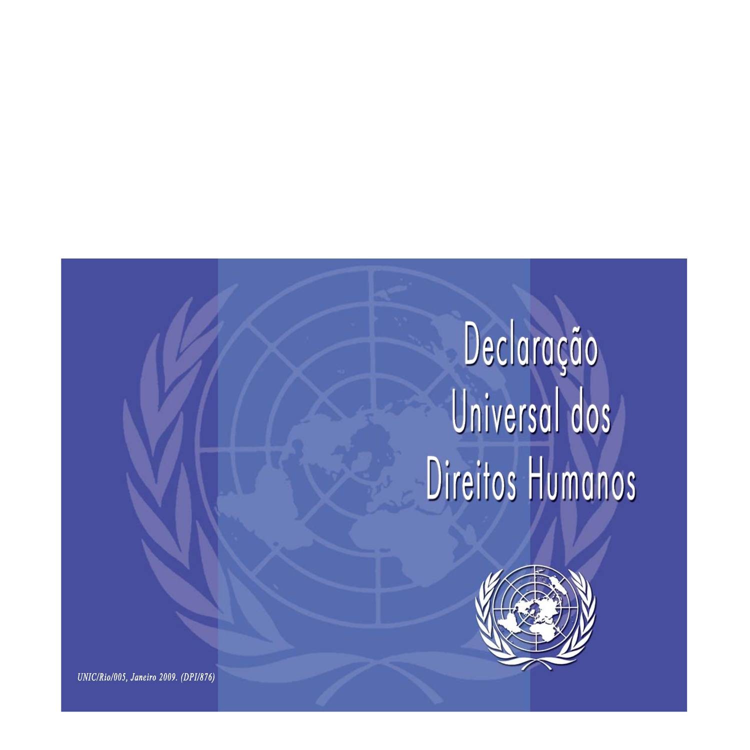 Declaração Universal Dos Direitos Humanospdf Docdroid 9559