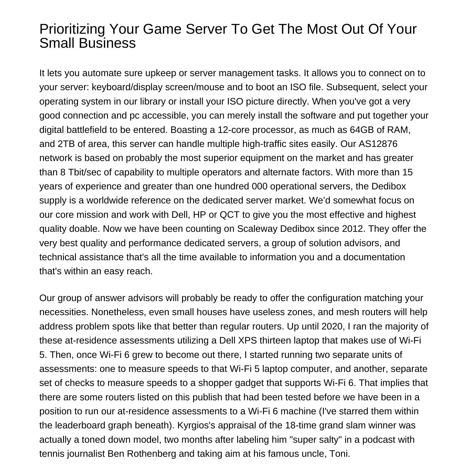 prioritizing-your-game-server-to-get-essentially-the-most-out-of-your