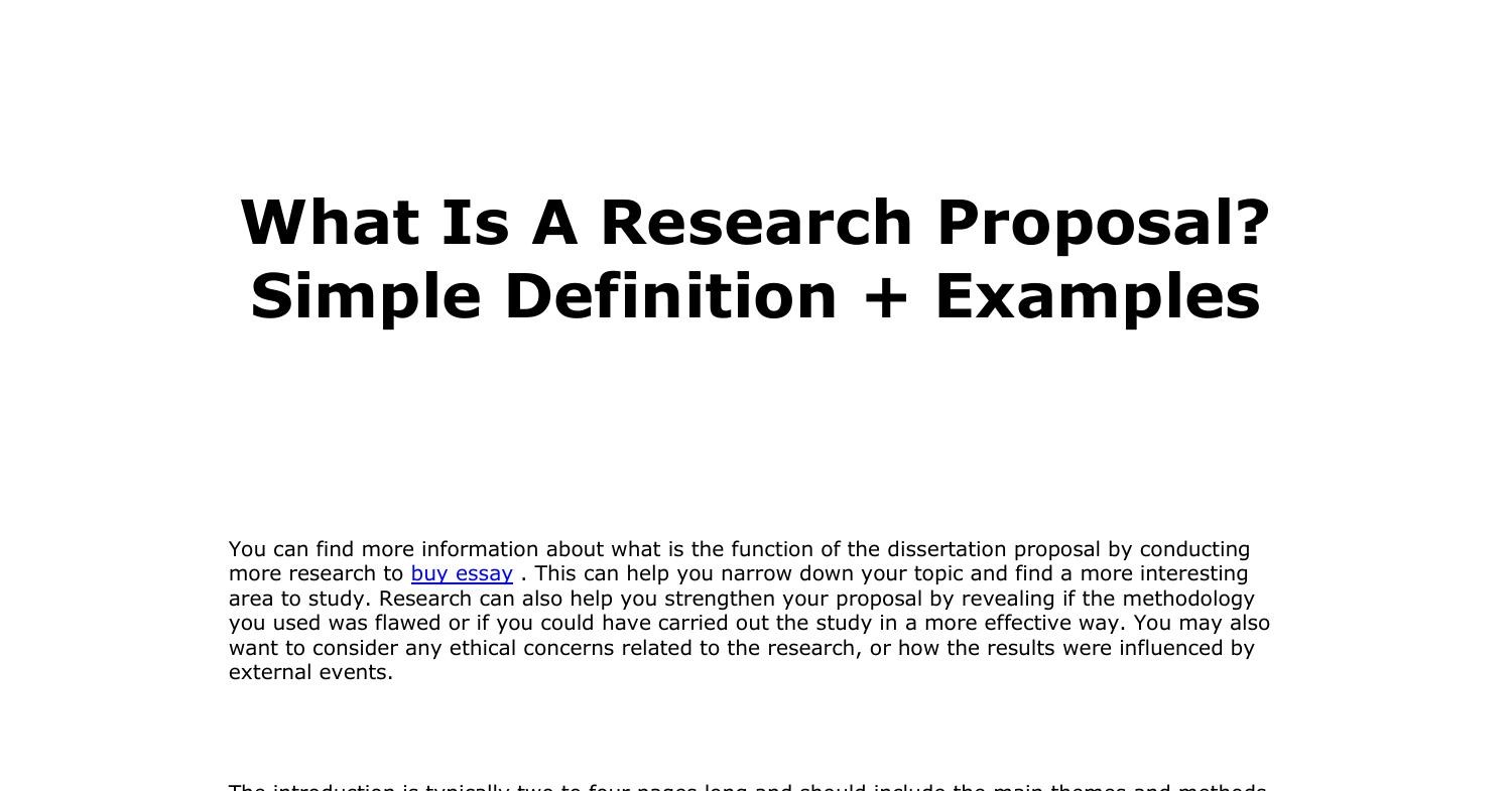 What Is A Major Research Question