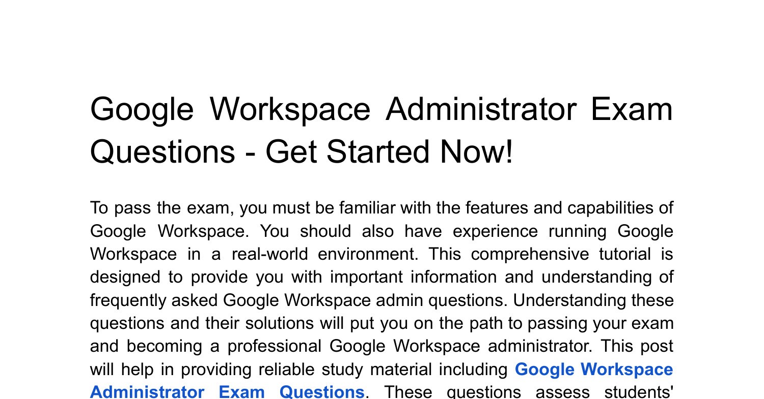 Google-Workspace-Administrator最新題庫