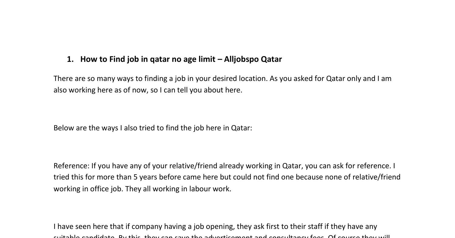 how-to-find-job-in-qatar-pdf-docdroid