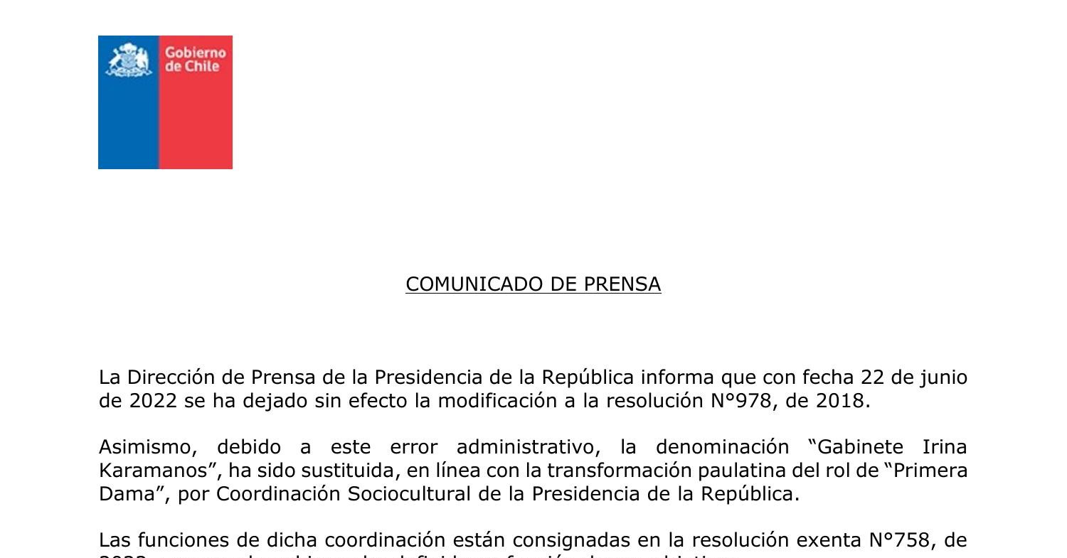 Comunicado De Prensa Pdf Docdroid