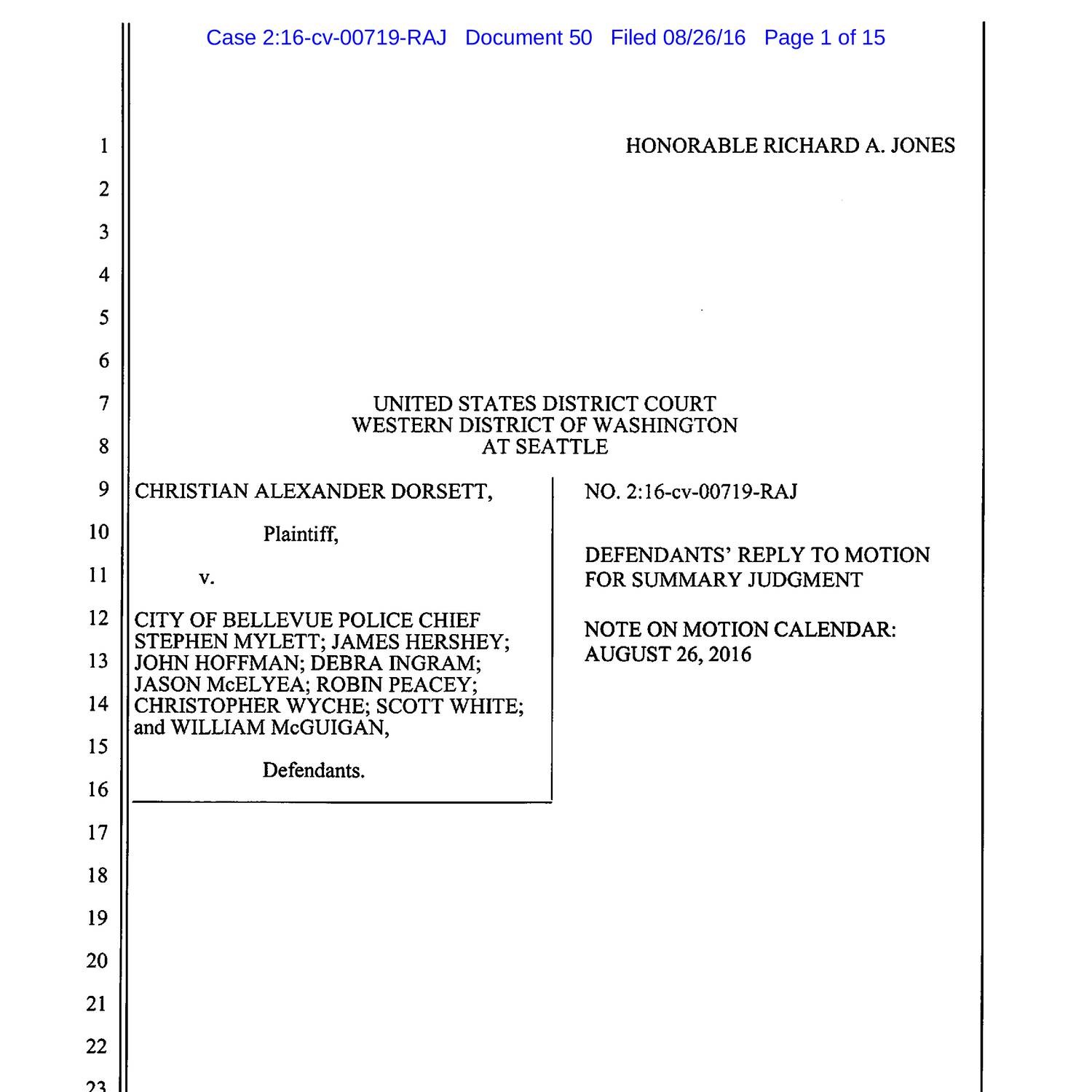 Defendants REPLY To RESPONSE To SUMMARY JUDGMENT.pdf | DocDroid