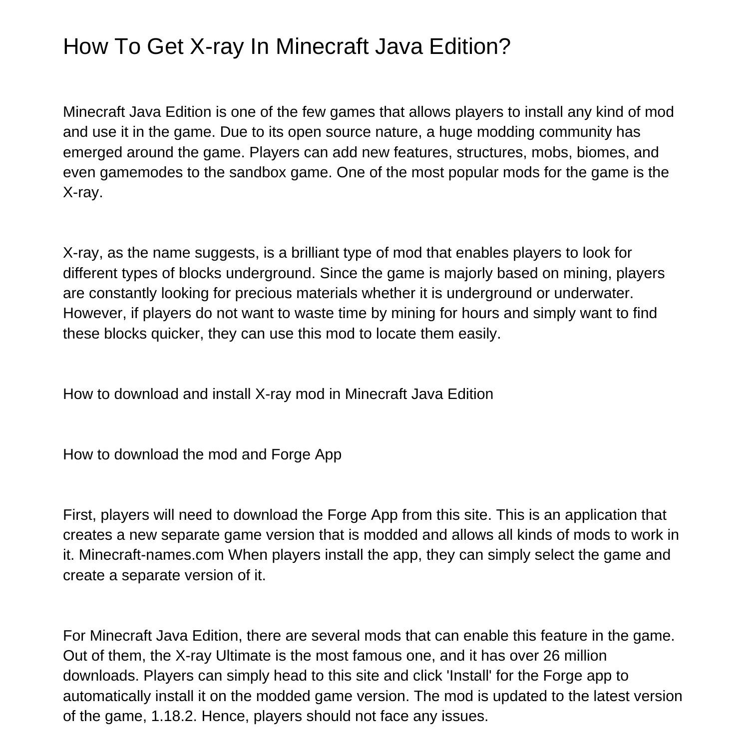 how-to-get-xray-in-minecraft-java-editionixtkv-pdf-pdf-docdroid