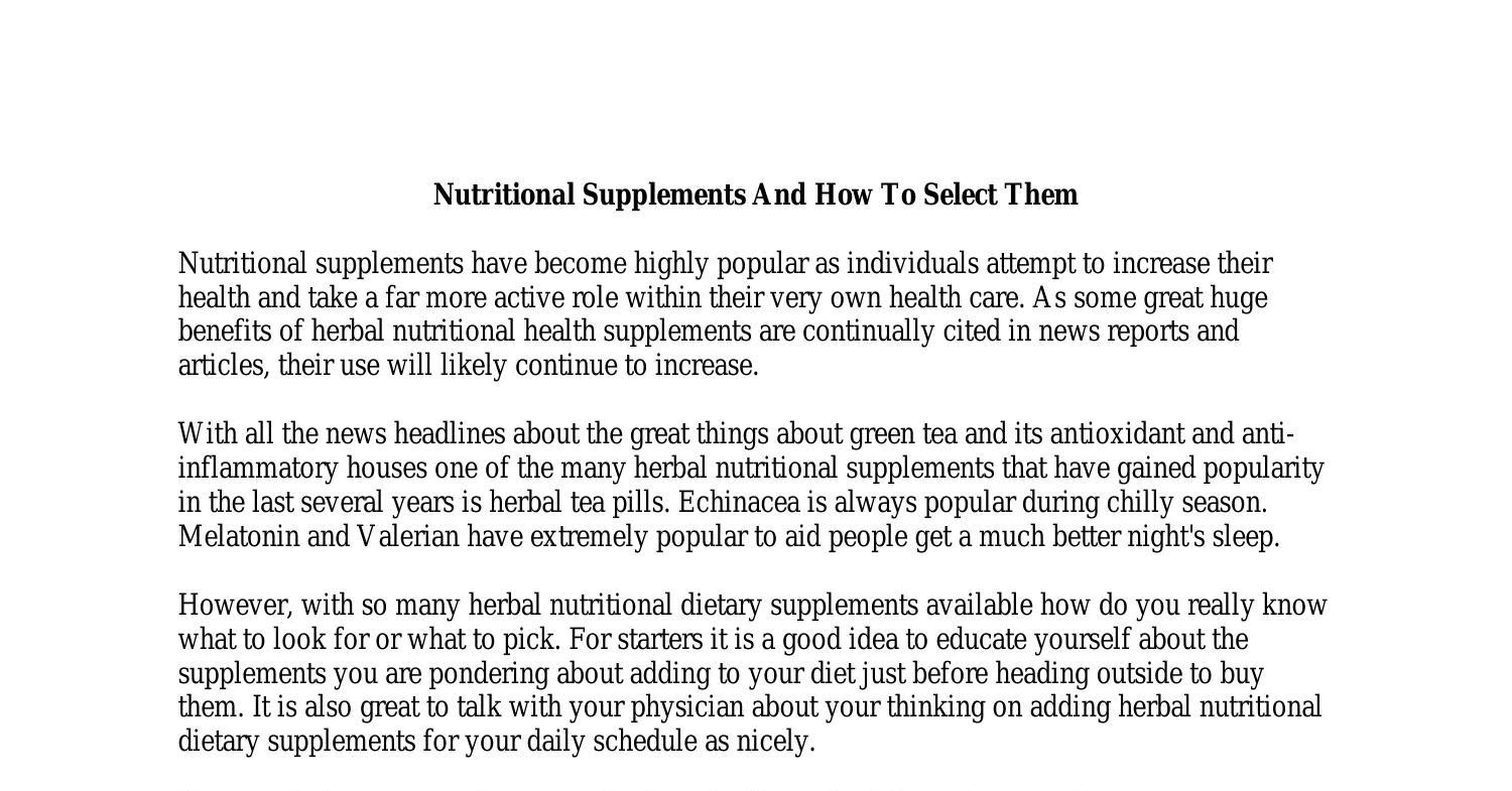 nutritional-supplements-and-how-to-select-pdf-docdroid