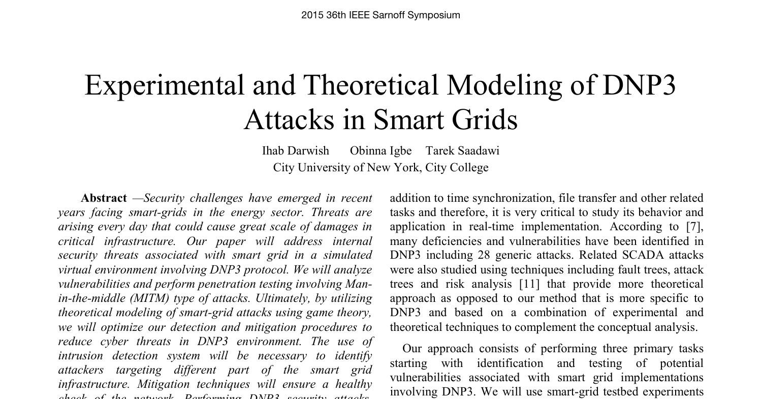 attacks on smart grids