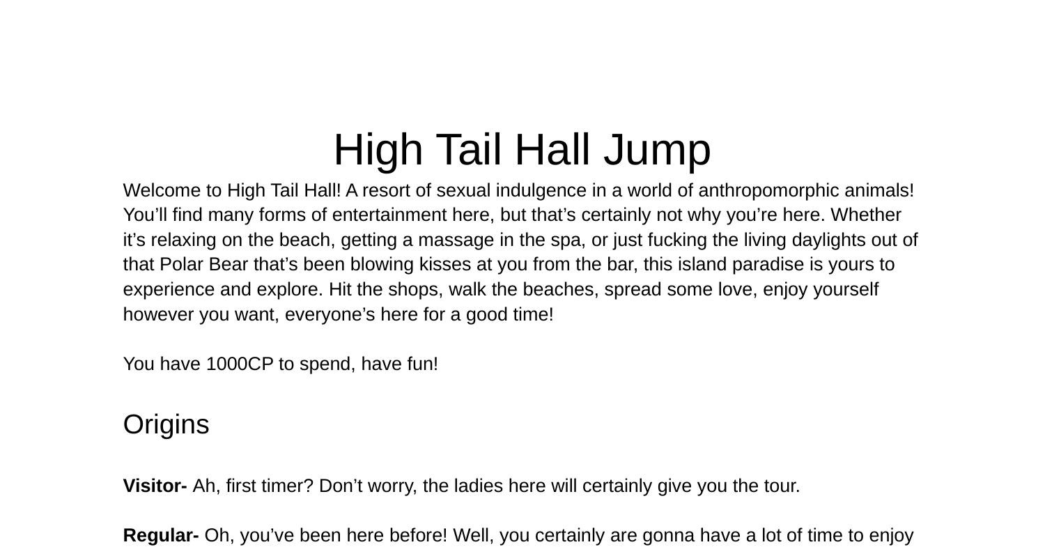 high tail hall cannot be played