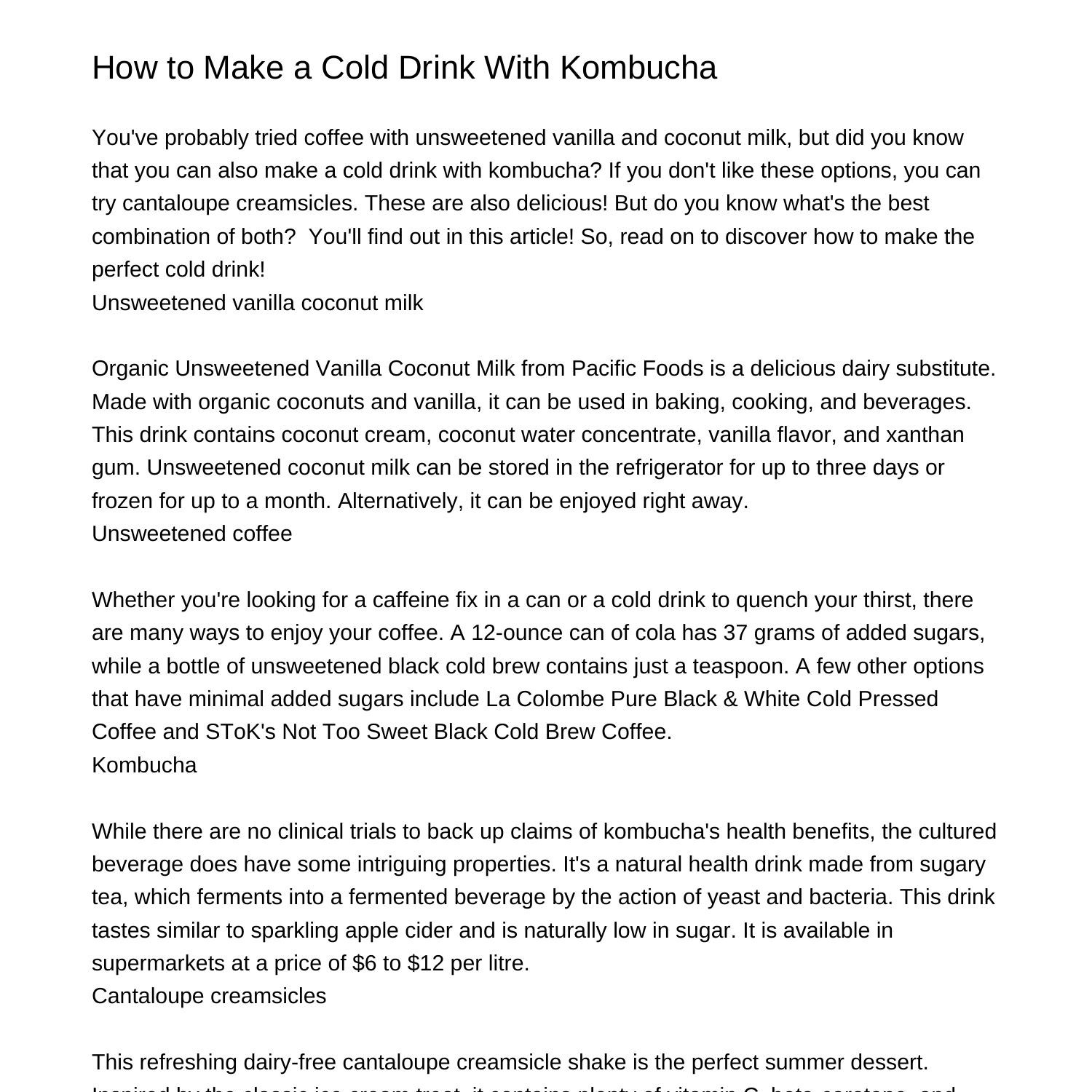 how-to-make-a-cold-drink-with-kombuchacjqxe-pdf-pdf-docdroid