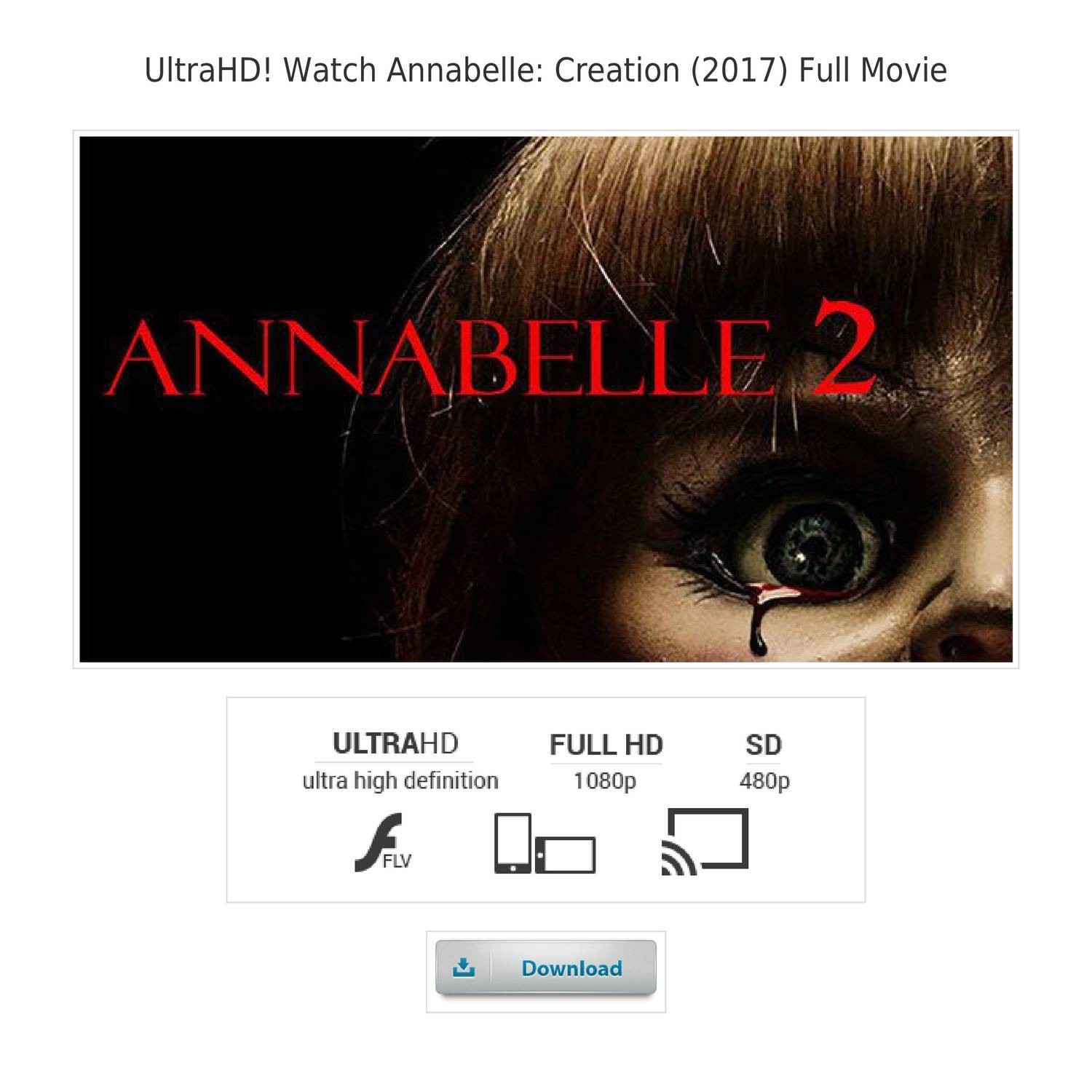 annabelle 2 download