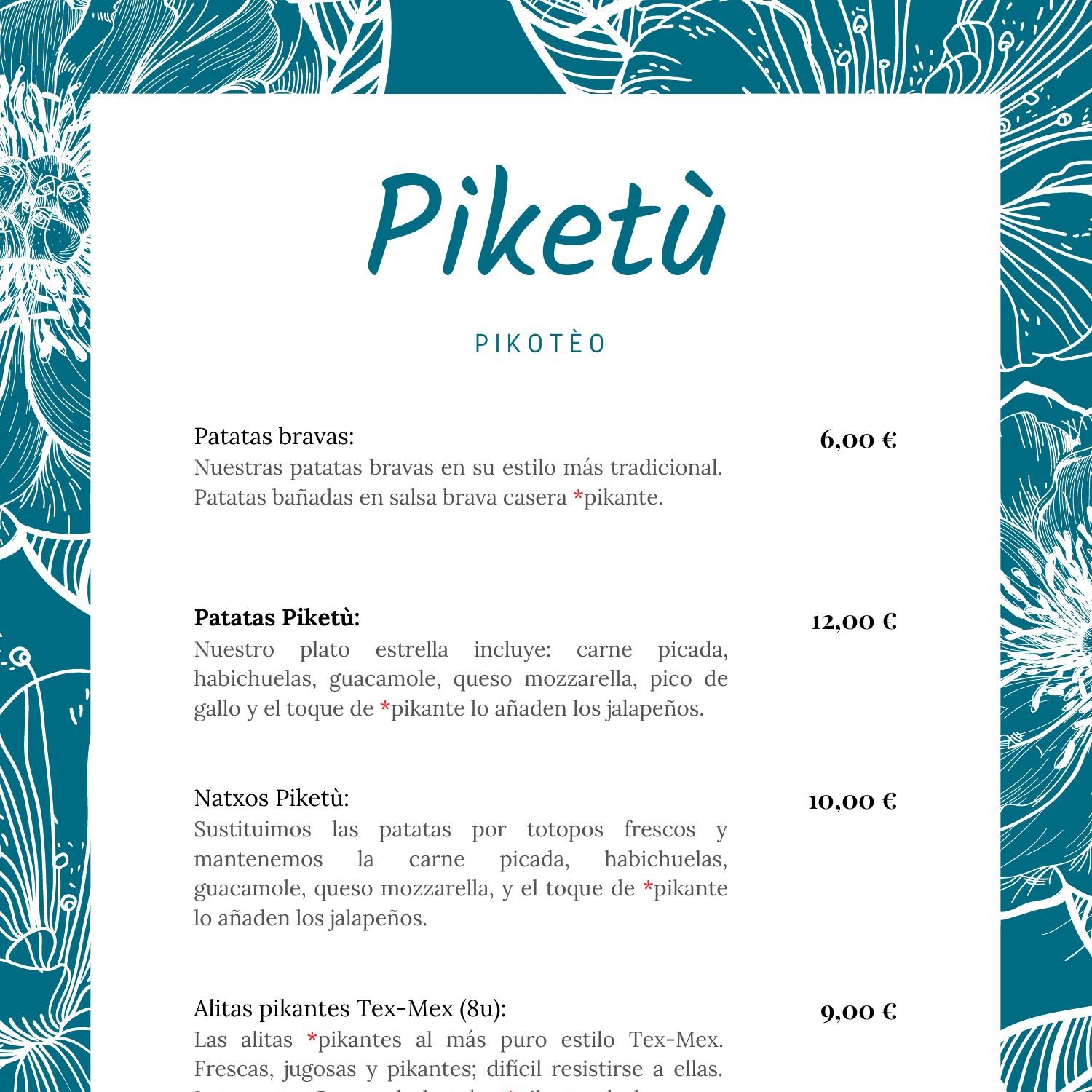 Piketù | Menú.pdf | DocDroid