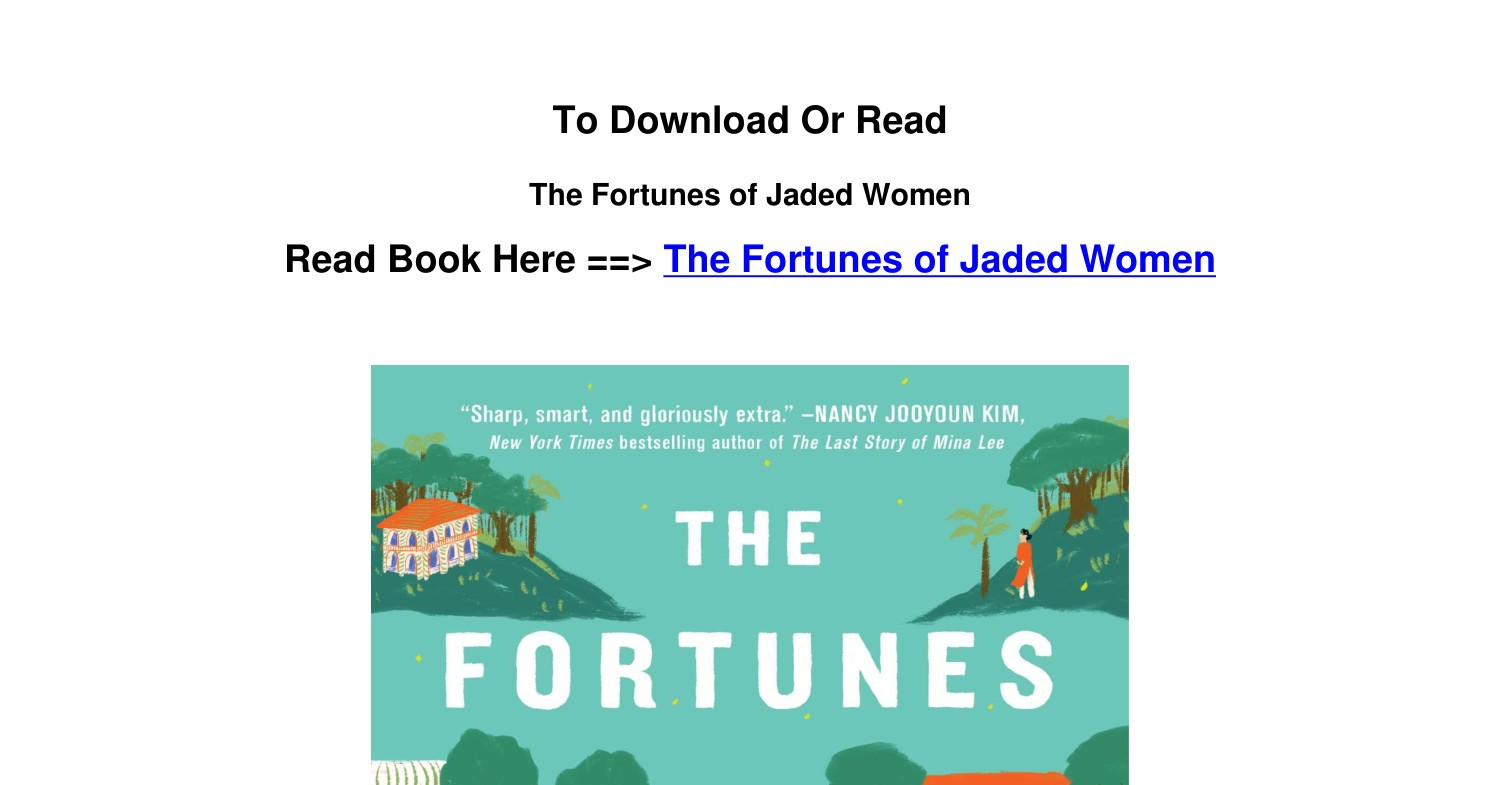 The Fortunes of Jaded Women, Book by Carolyn Huynh, Official Publisher  Page