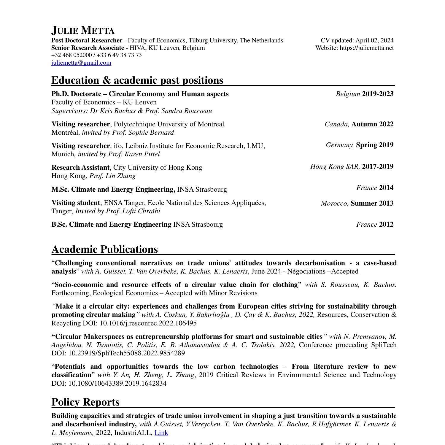 CV METTA Julie.pdf | DocDroid