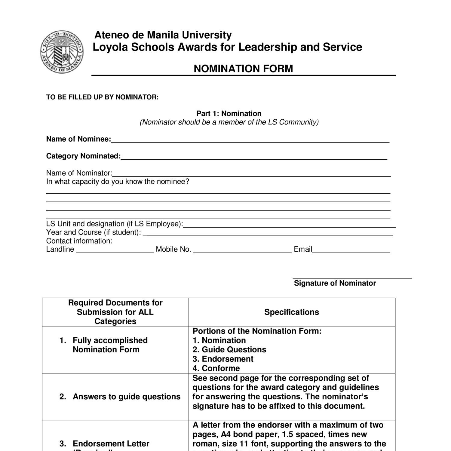 LSALS NOMINATION FORM Revised 2015 pdf DocDroid