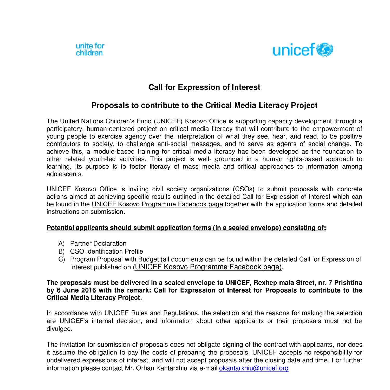 Call For Expression Of Interest Newspaper Critical Media Literacy Doc   Call For Expression Of Interest Newspaper Critical Media Literacy Doc 