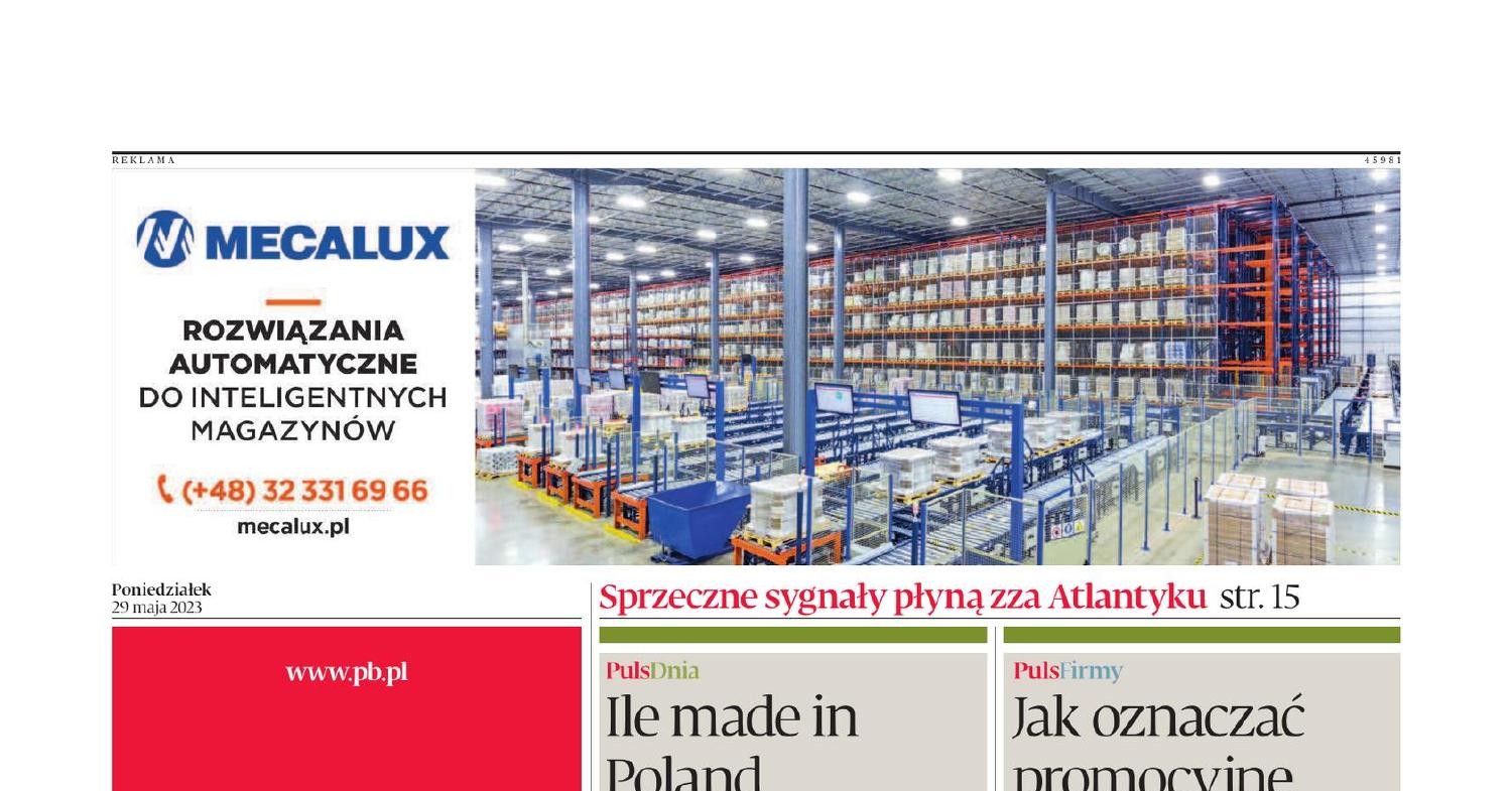 Puls Biznesu Nr 101 29052023pdf Docdroid 3292