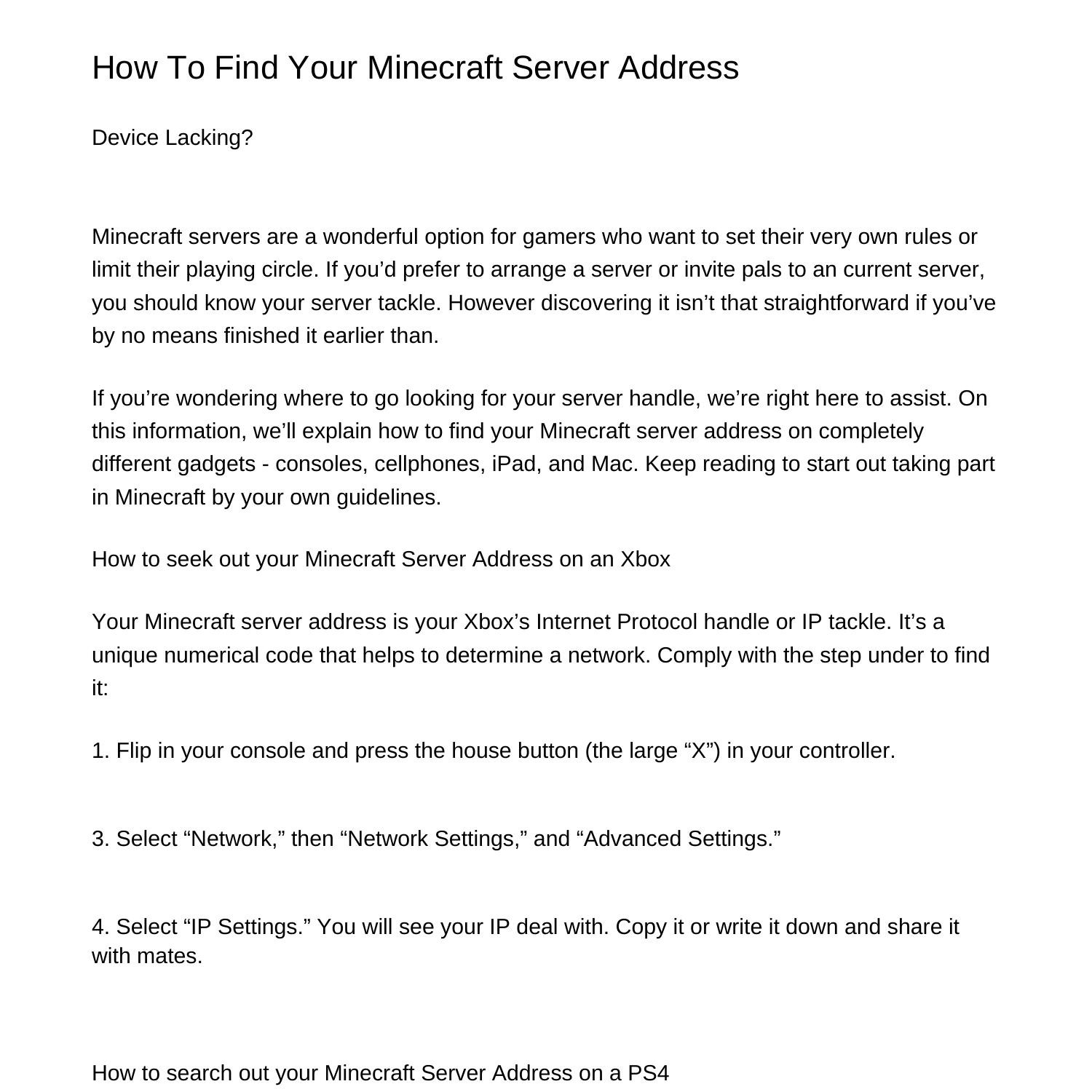 how-to-find-your-minecraft-server-addressbswlf-pdf-pdf-docdroid