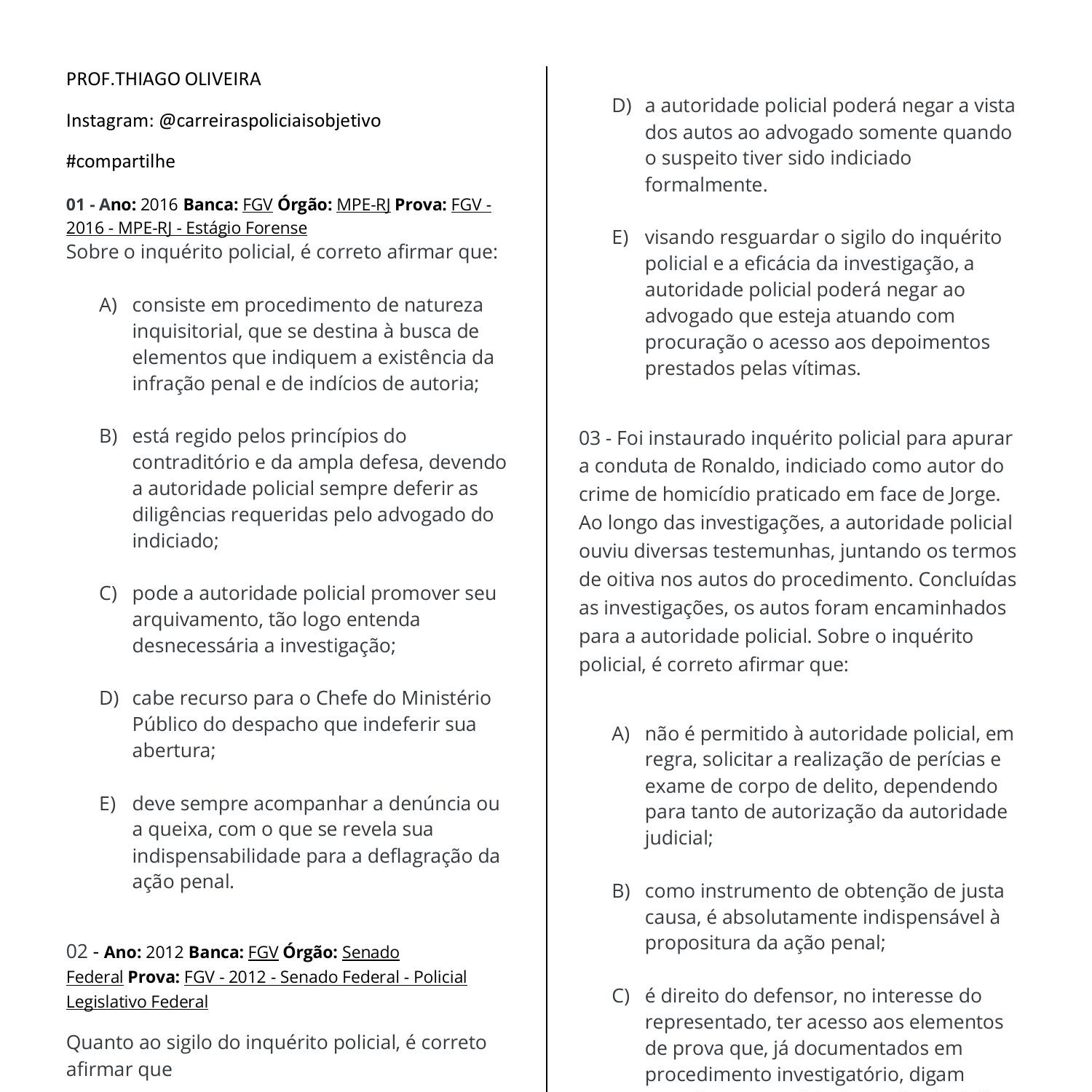 Inquerito Policial Pdf Docdroid